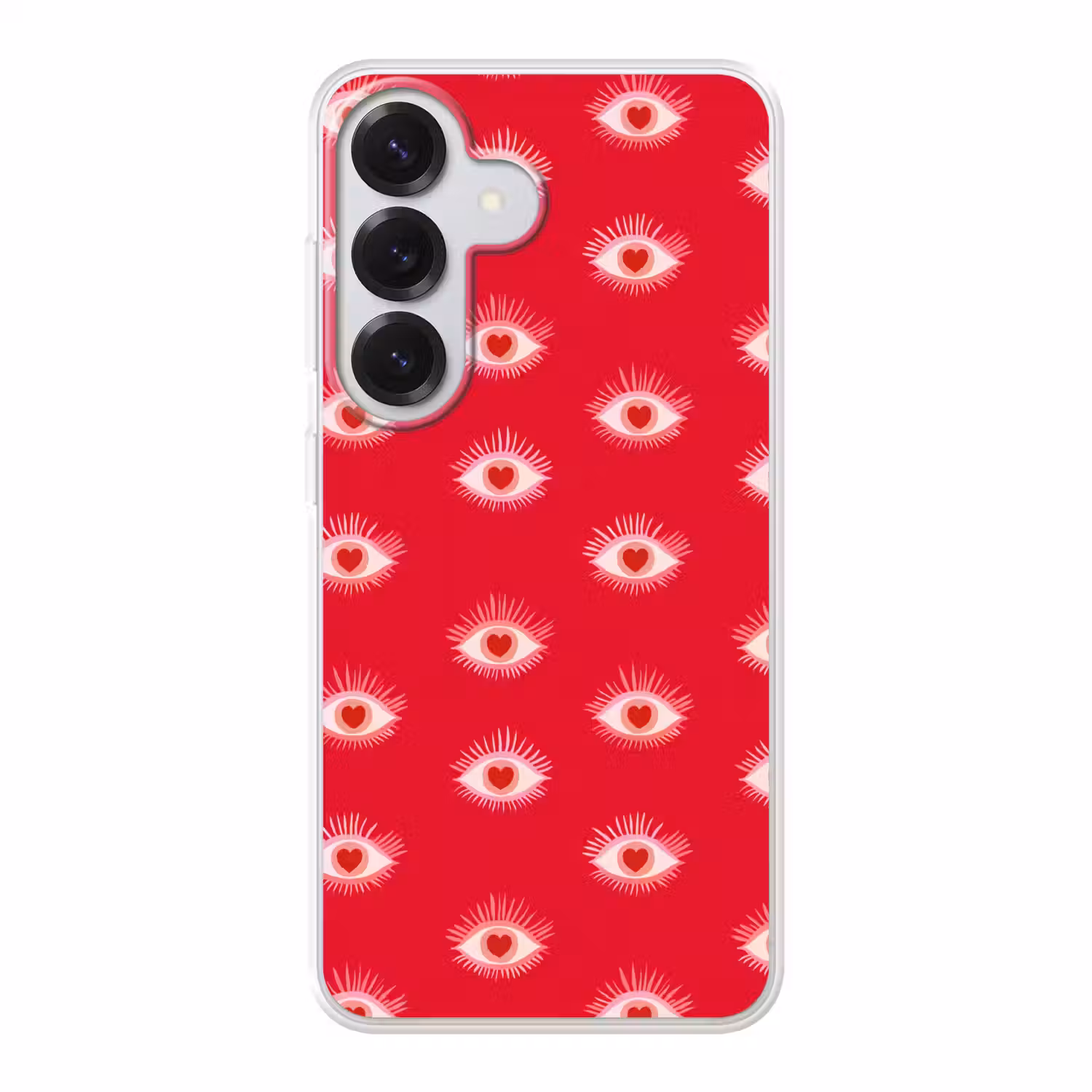 Ogen - Hart - Abstract - Rood - Roze Telefoonhoesje Samsung Galaxy S26 klein 975 -3d