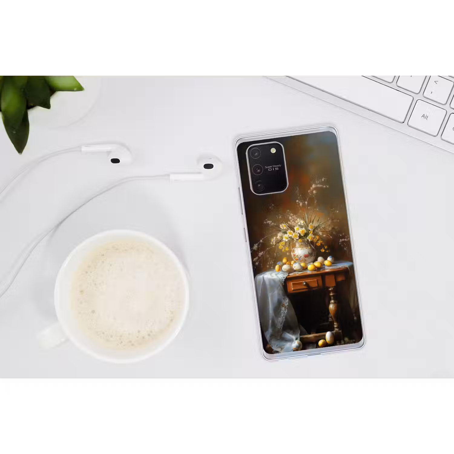 Paaseieren - Stilleven - Vaas Telefoonhoesje Samsung Galaxy S10 Lite klein -oordopS10Lite