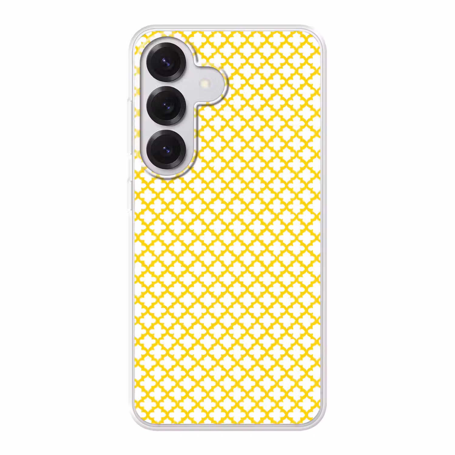 Patroon - Geometrisch - Klassiek - Geel Telefoonhoesje Samsung Galaxy S26 klein 975 -3d