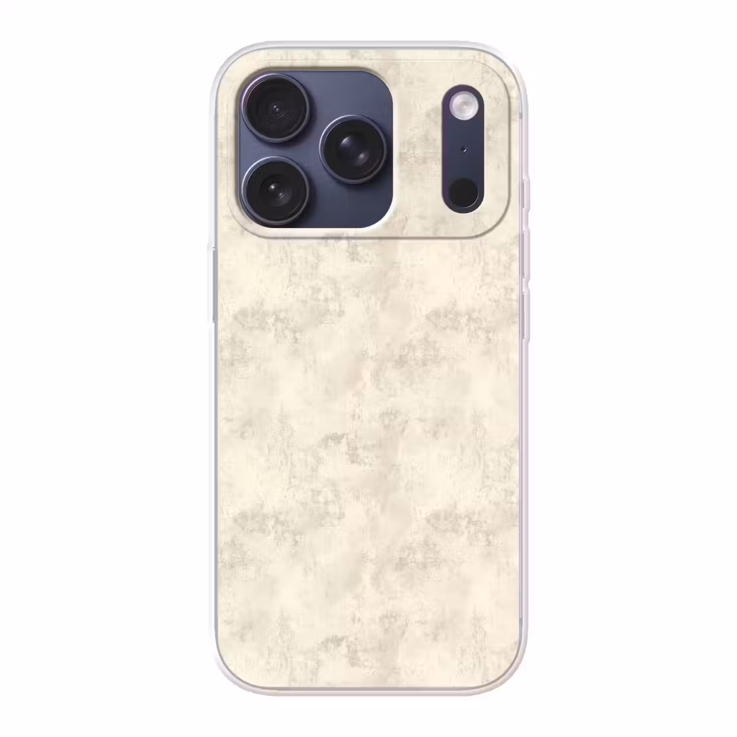Patroon - Organisch - Beige Telefoonhoesje iPhone 17 Pro klein 878 -3d