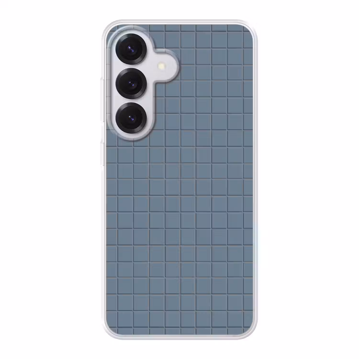 Patroon - Tegel - Blauwgrijs Telefoonhoesje Samsung Galaxy S26 klein 975 -3d