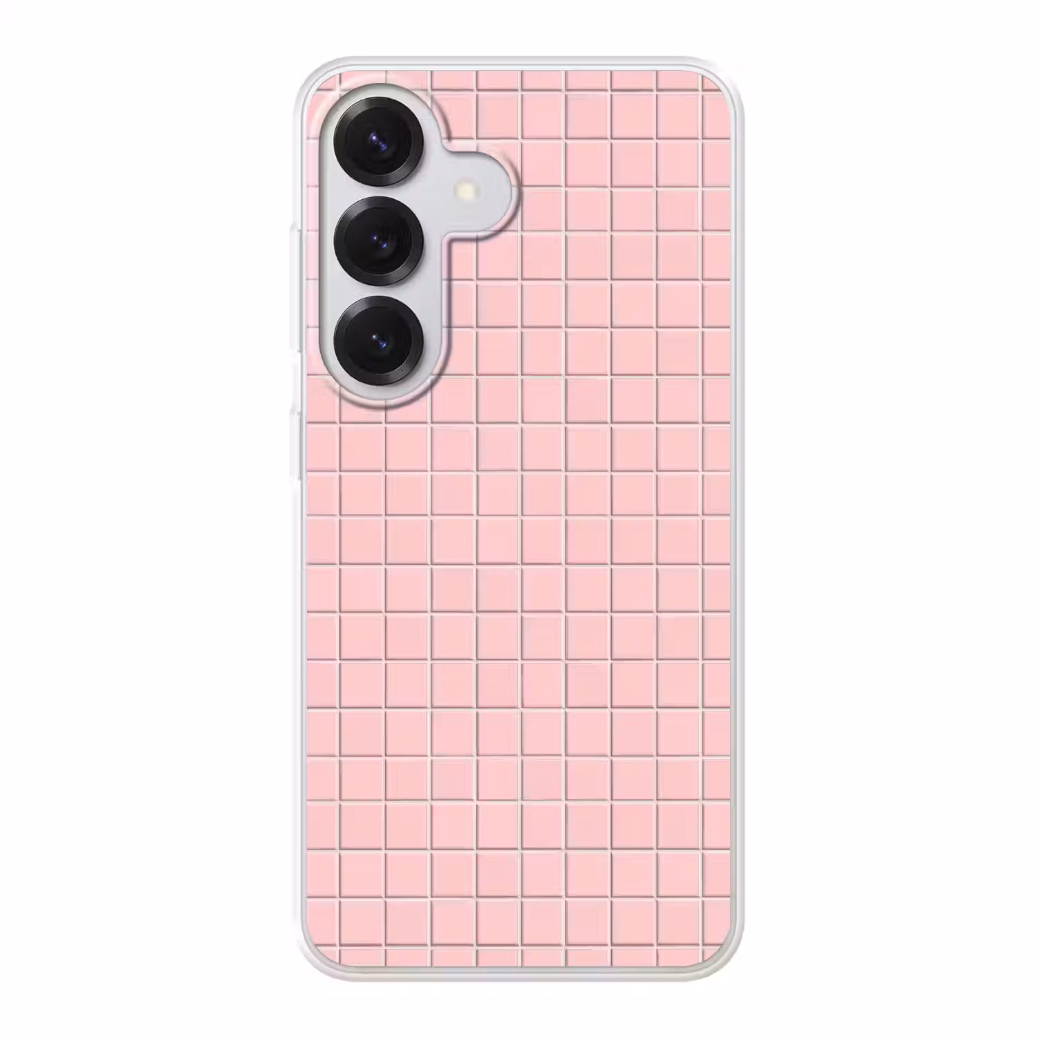 Patroon - Tegel - Pastelroze Telefoonhoesje Samsung Galaxy S26 klein 975 -3d