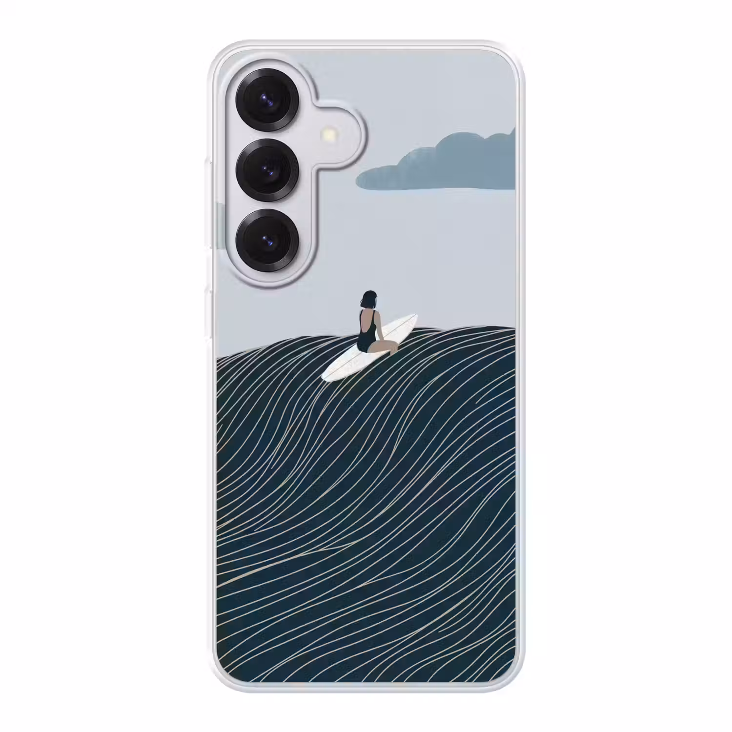Persoon - Surfen - Oceaan - Natuur - Modern Telefoonhoesje Samsung Galaxy S26 klein -3d