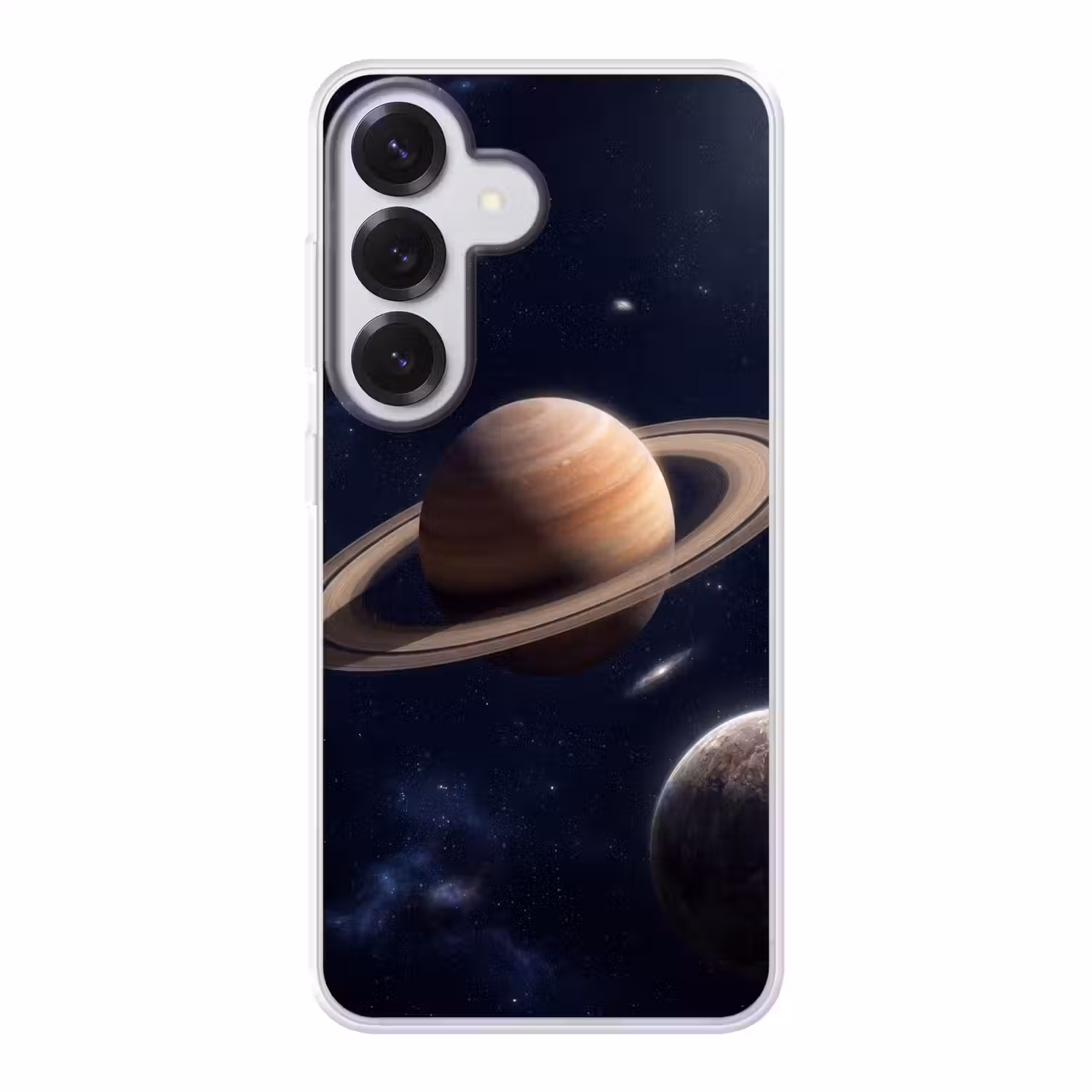 Planeten - Saturnus - Ruimte Telefoonhoesje Samsung Galaxy S26 klein -3d