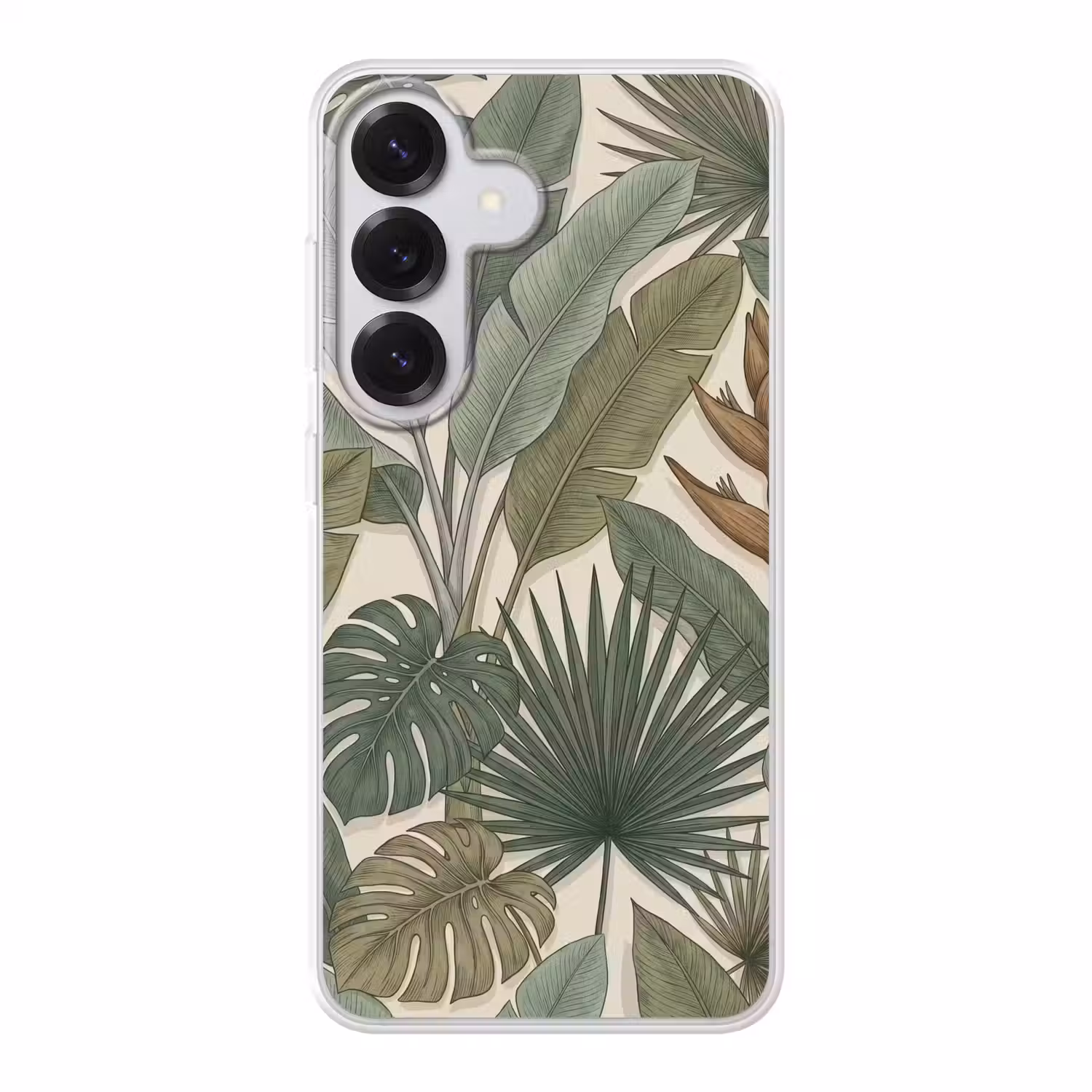 Planten - Tropisch - Natuur - Illustratie - Groen Telefoonhoesje Samsung Galaxy S26 klein -3d