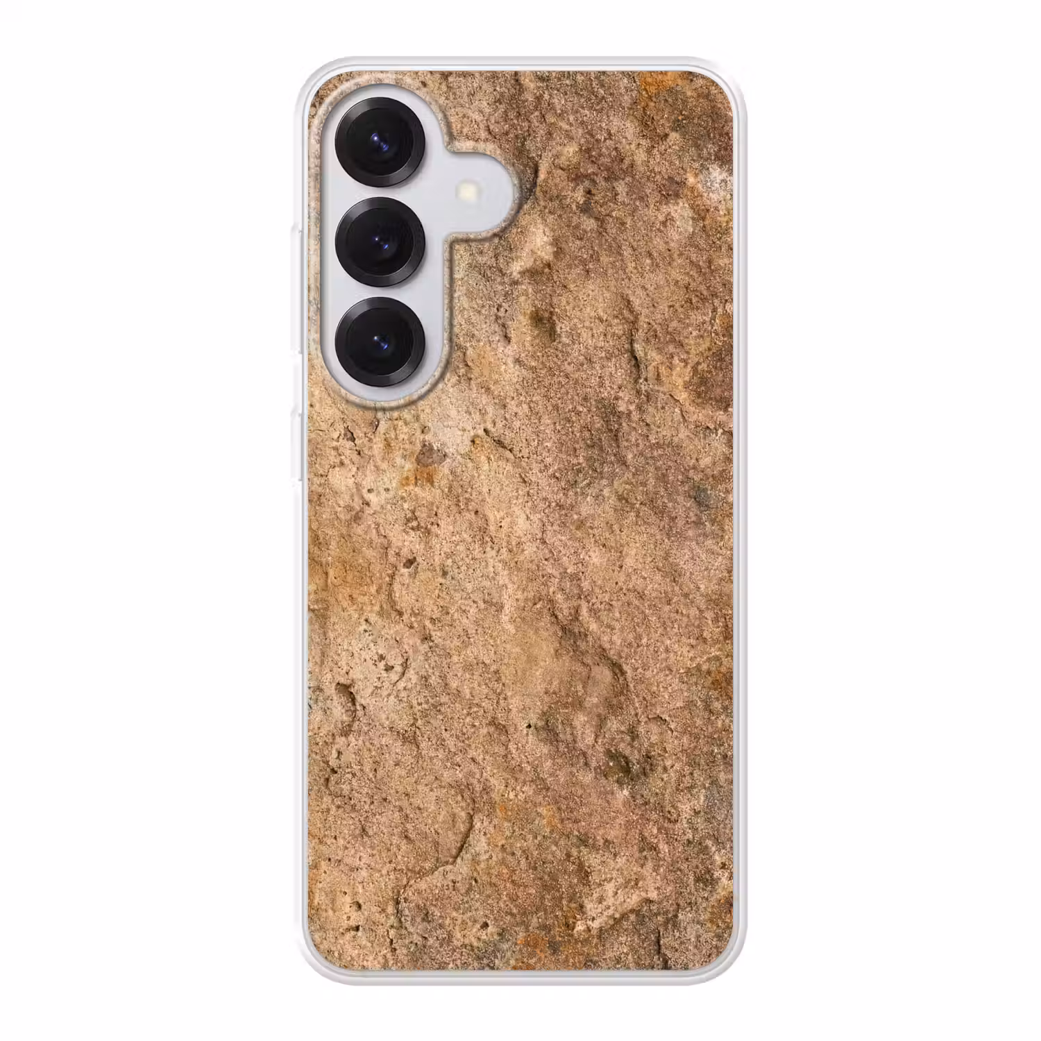 Steen - Natuur - Textuur - Abstract - Bruin Telefoonhoesje Samsung Galaxy S26 klein -3d