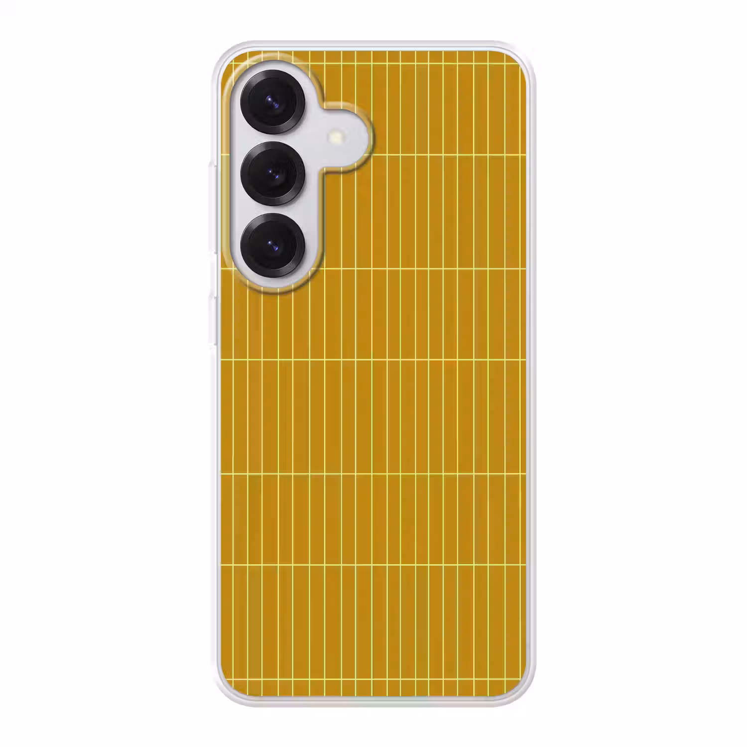 Tegels - Verticaal - Mosterdgeel Telefoonhoesje Samsung Galaxy S26 klein 975 -3d
