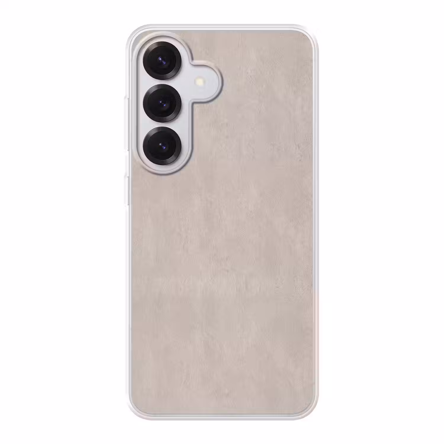 Textuur - Effen - Abstract - Beige Telefoonhoesje Samsung Galaxy S26 klein -3d