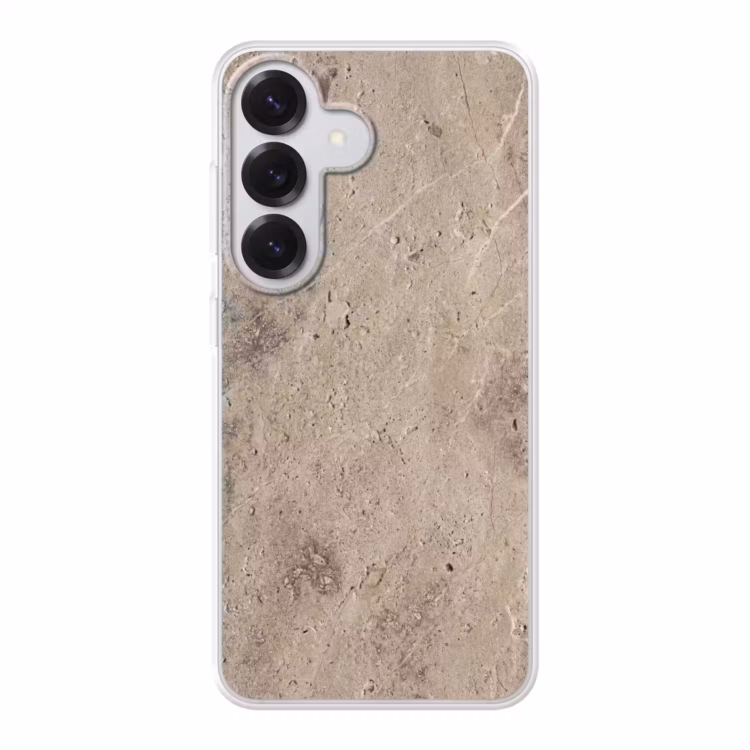 Textuur - Steen - Patroon - Rustiek - Beige Telefoonhoesje Samsung Galaxy S26 klein -3d