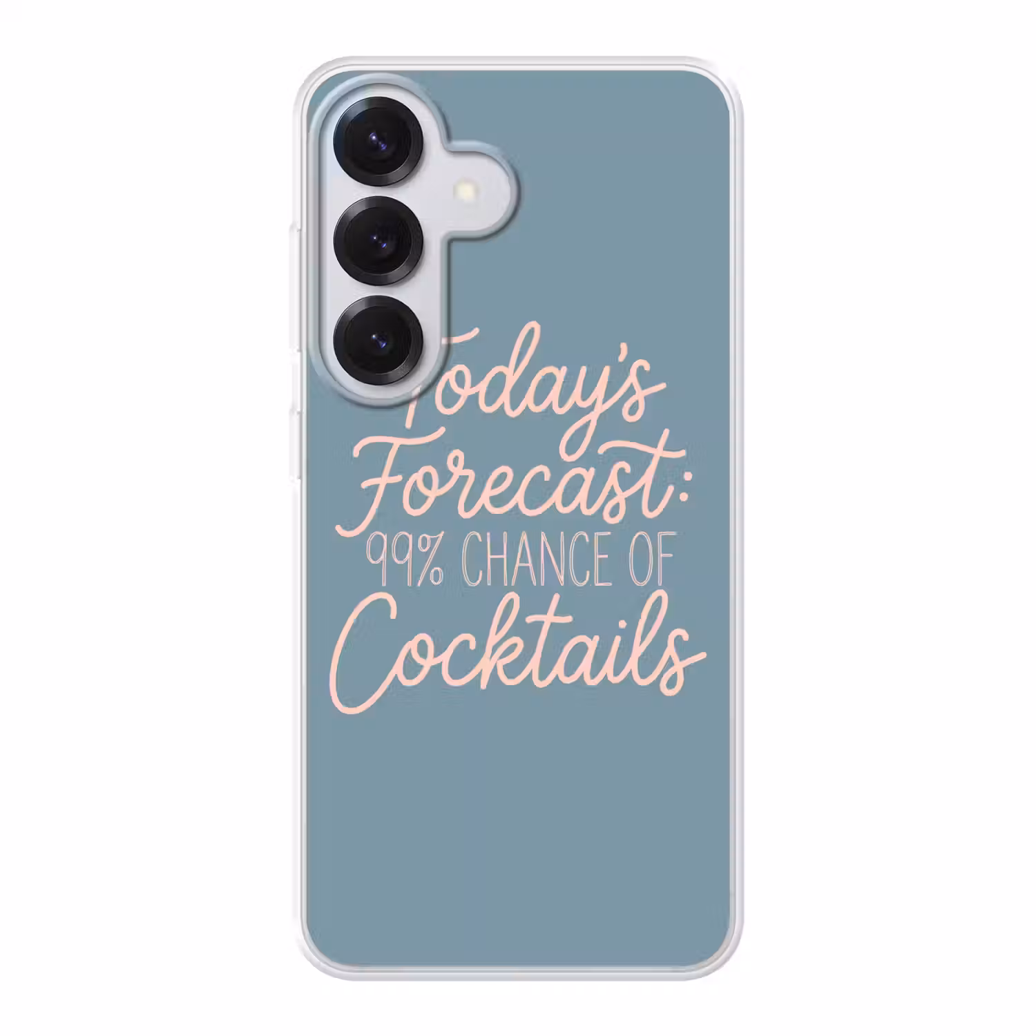 Today's Forecast - Cocktails - Blauw Telefoonhoesje Samsung Galaxy S26 klein -3d