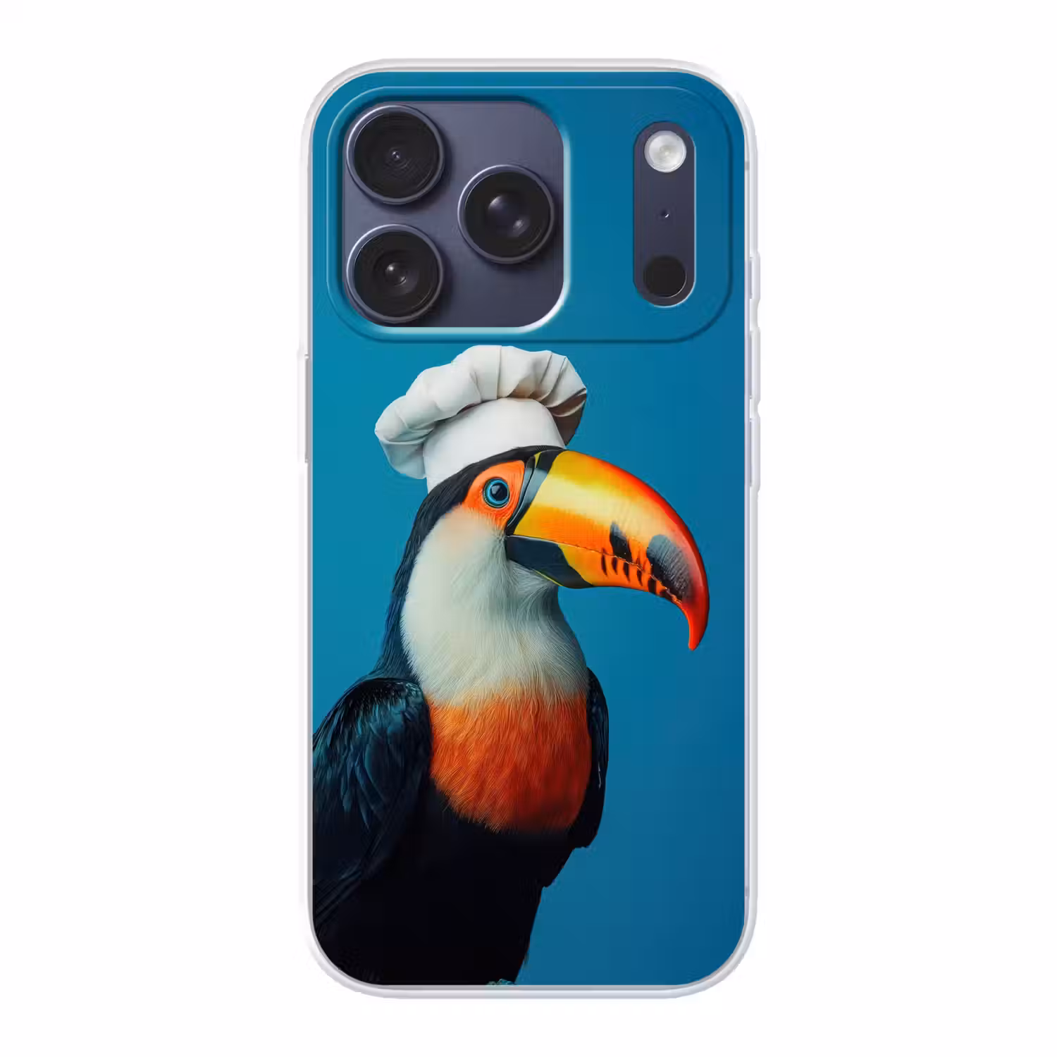 Toekan - Papegaai - Vogel - Koksmuts Telefoonhoesje iPhone 17 Pro klein -3d