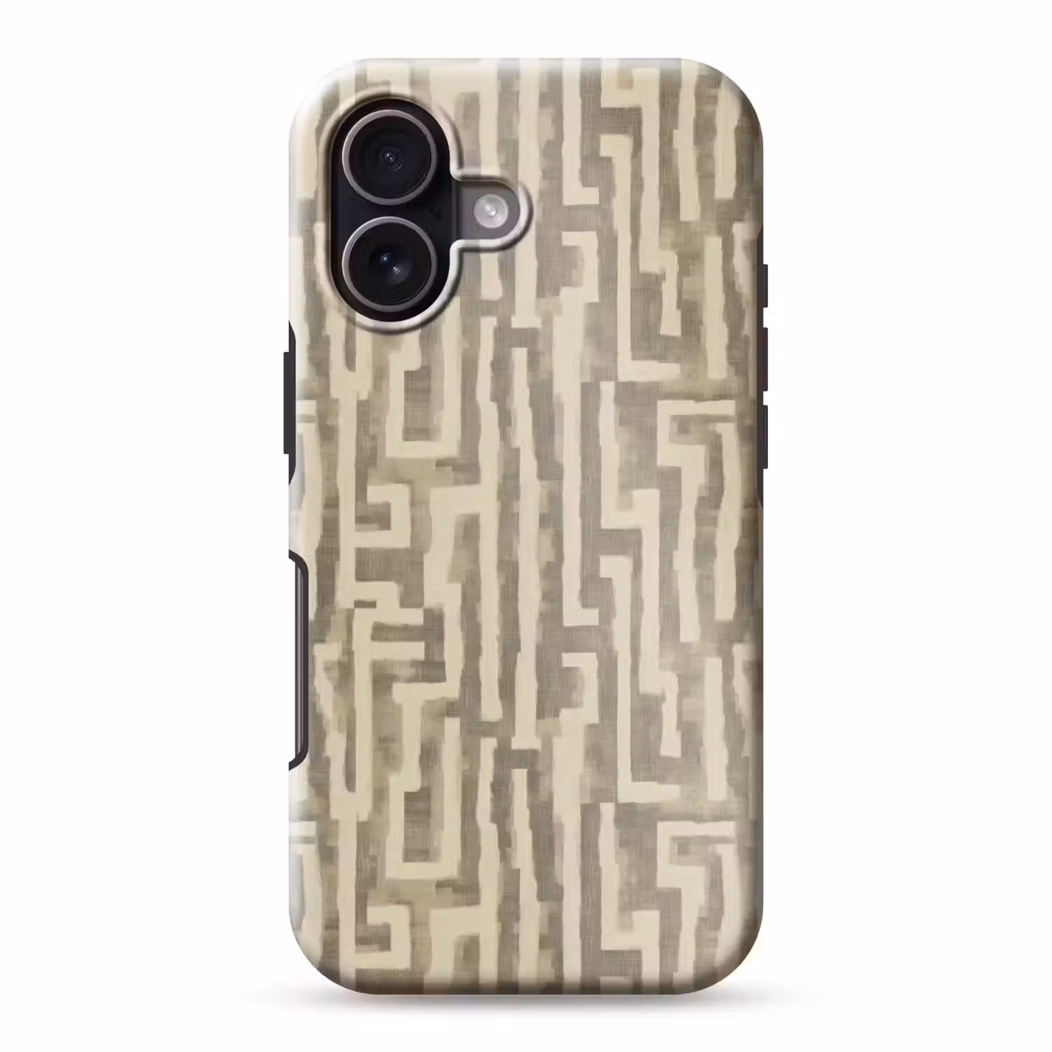 Abstract - Geometrisch - Groen Toughcase MagSafe Apple iPhone 17 klein 1017 -3d