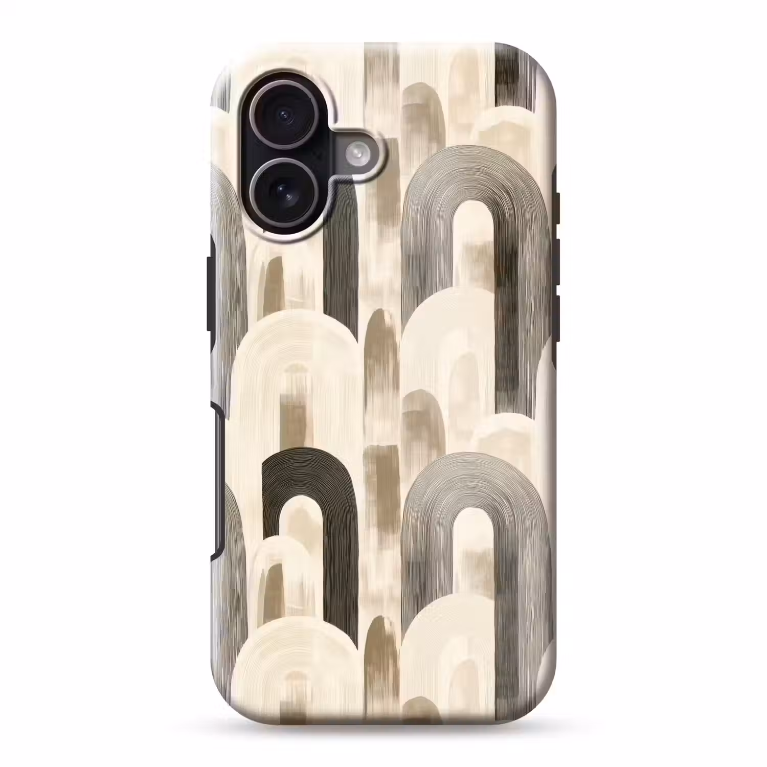 Abstract - Patroon - Bogen Toughcase MagSafe Apple iPhone 17 klein 1017 -3d