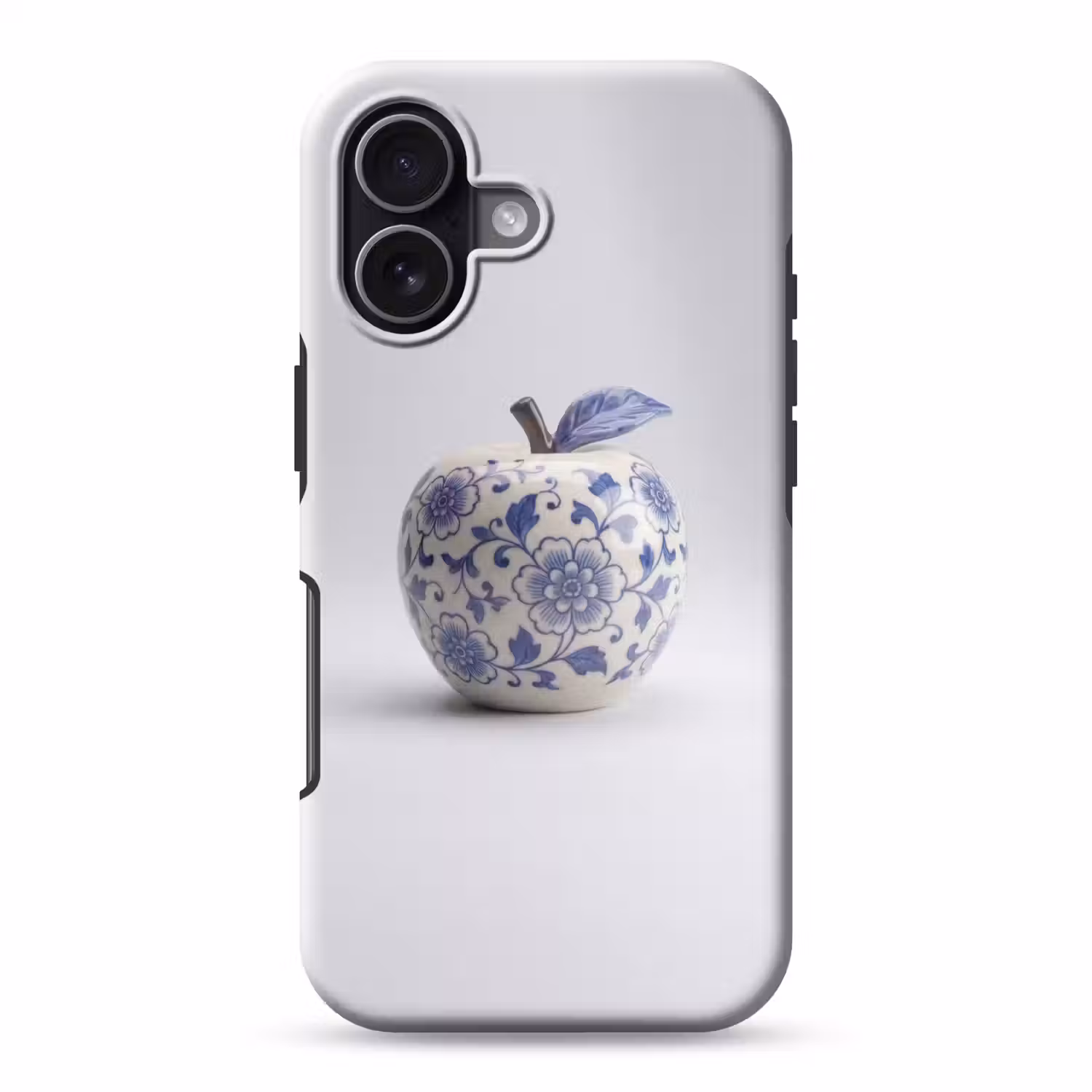 Appel - Blauw - Klassiek Toughcase MagSafe Apple iPhone 17 klein -3d