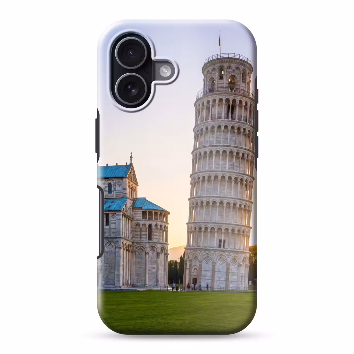 Architectuur - Toren - Pisa - Italië - Zonsondergang Toughcase MagSafe Apple iPhone 17 klein -3d