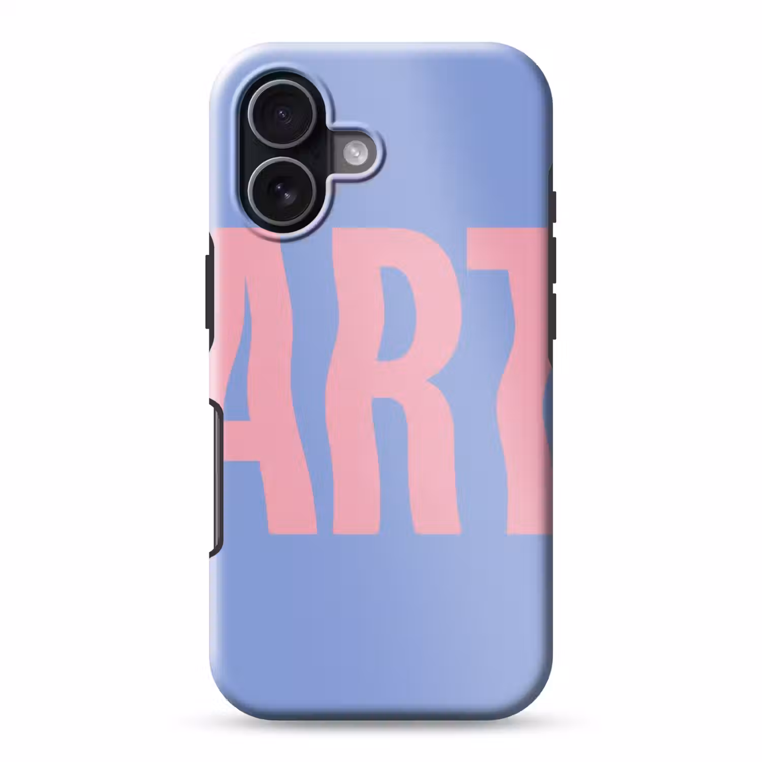 Art - Roze - Blauw Toughcase MagSafe Apple iPhone 17 klein -3d