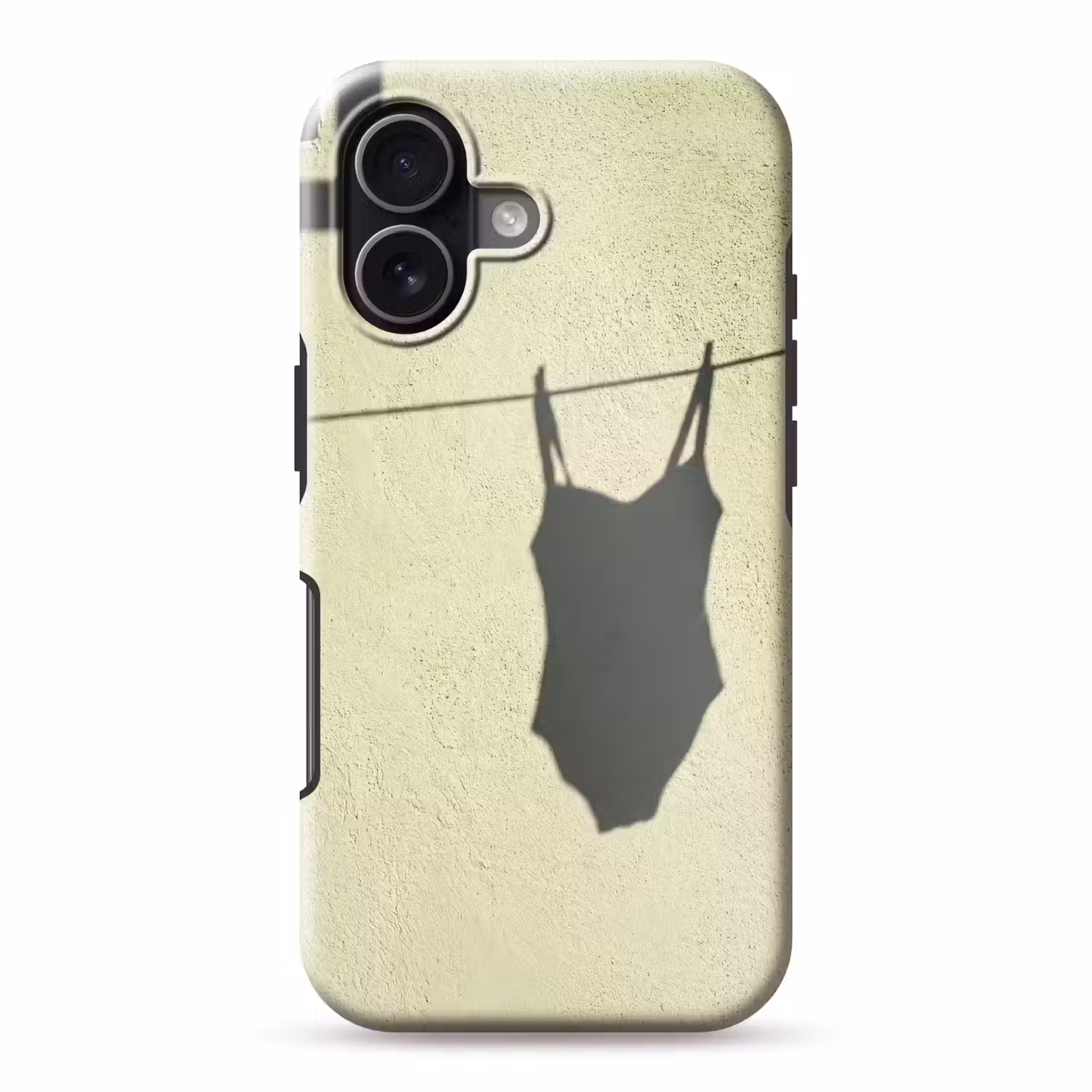 Badpak - Schaduw - Muur - Zomer - Minimalistisch Toughcase MagSafe Apple iPhone 17 klein -3d