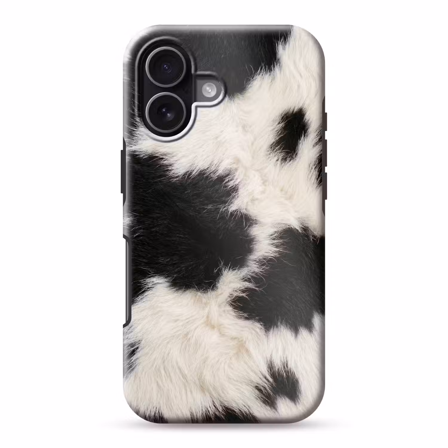 Bont - Textuur - Zwart - Wit Toughcase MagSafe Apple iPhone 17 klein -3d