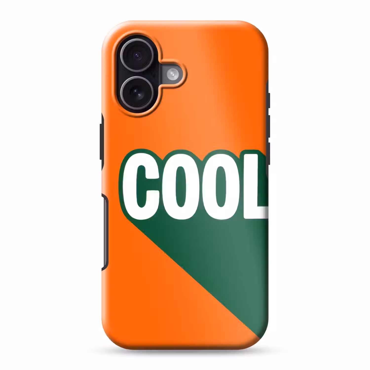 Cool - Oranje - Groen Toughcase MagSafe Apple iPhone 17 klein -3d