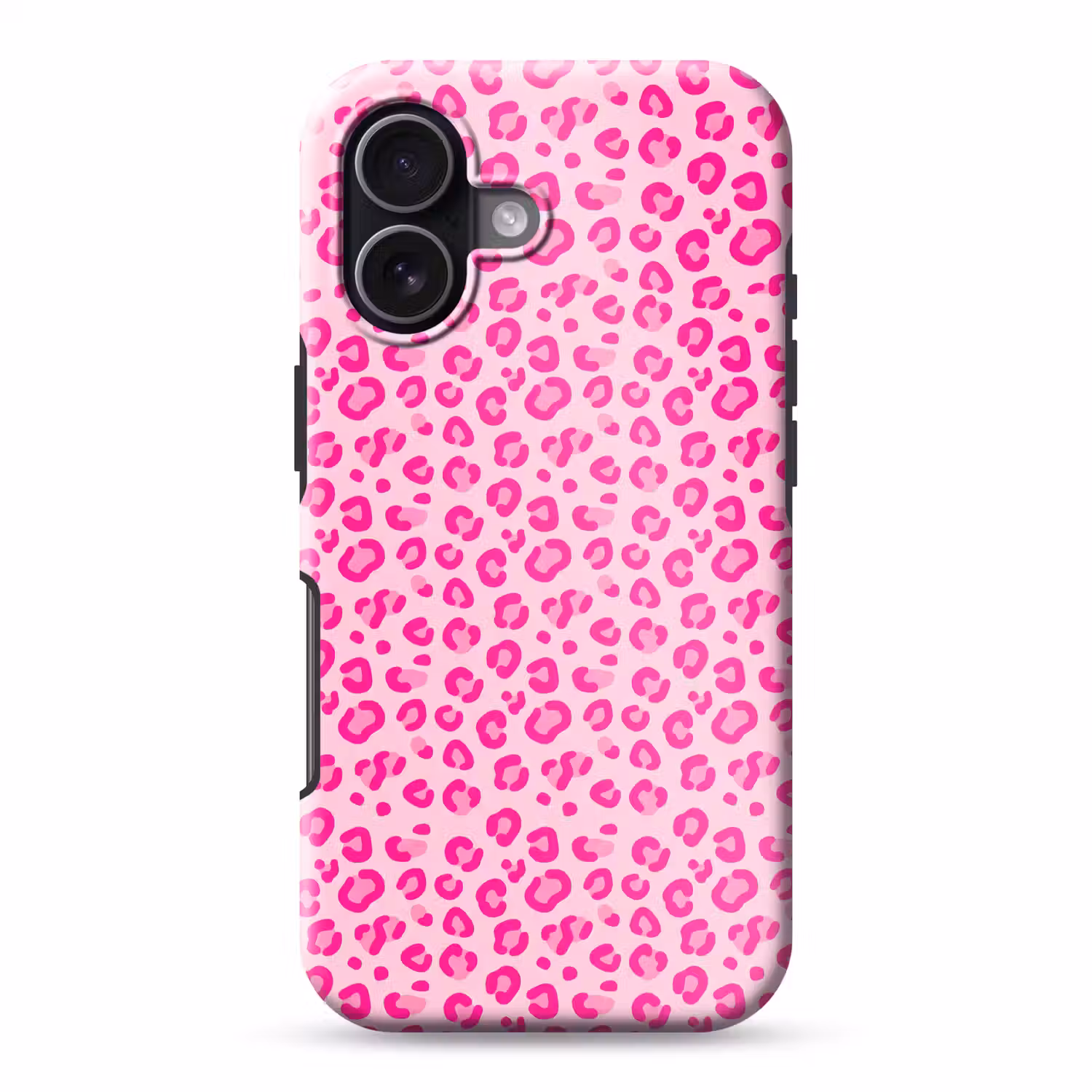 Dierenprint - Patroon - Abstract - Modern - Roze Toughcase MagSafe Apple iPhone 17 klein -3d
