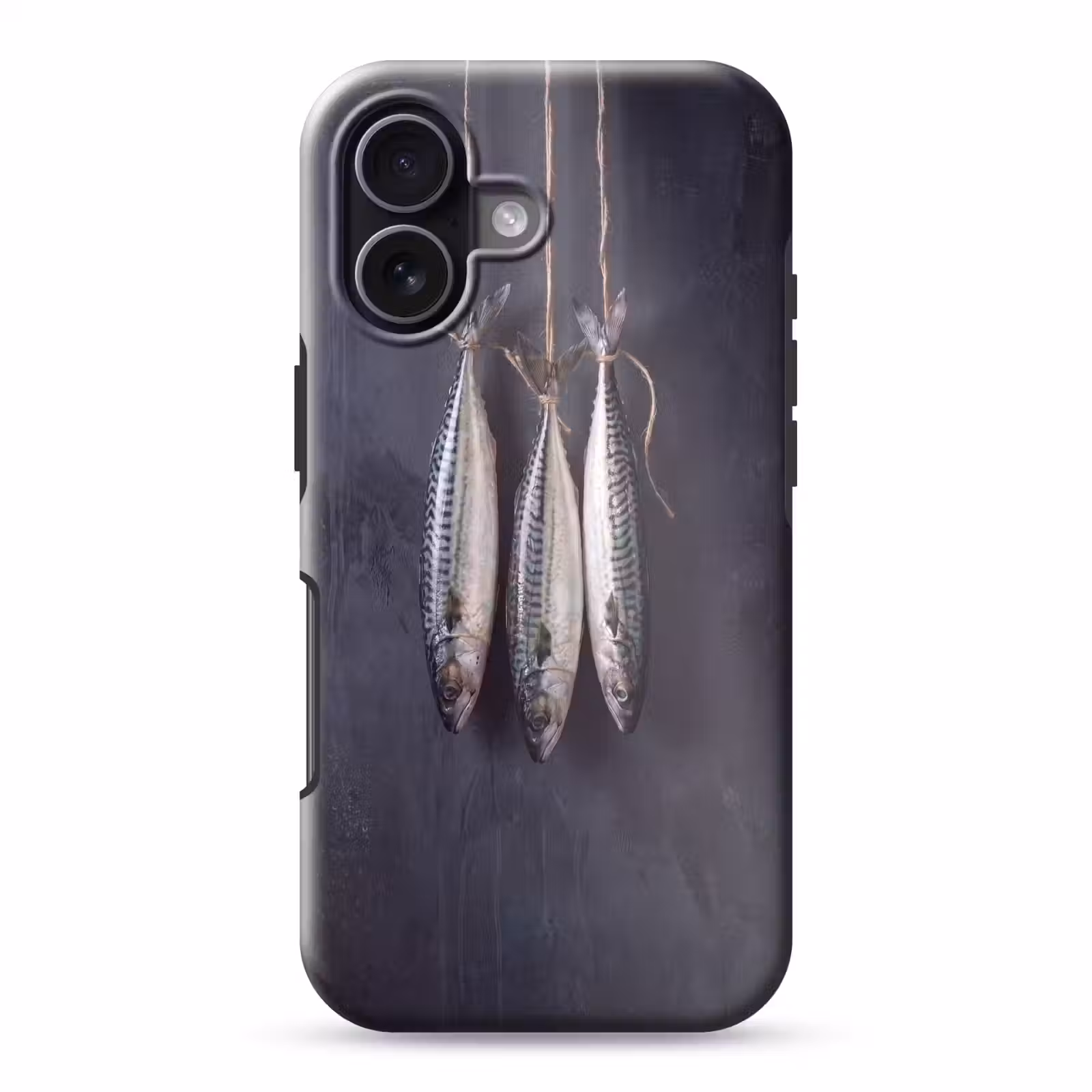 Telefoonhoesje Toughcase - Drie vissen - Touw - Drie vissen - Touw Toughcase MagSafe Apple iPhone 17 klein