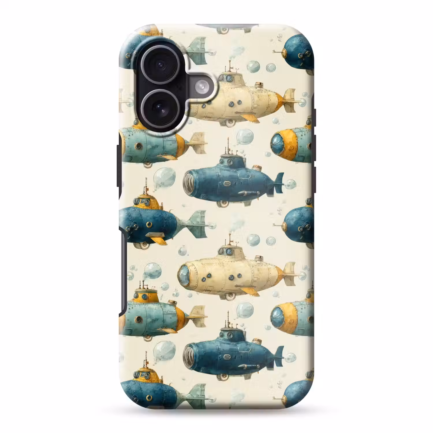 Duikboot - Fantasie - Kleurrijk Toughcase MagSafe Apple iPhone 17 klein 1017 -3d