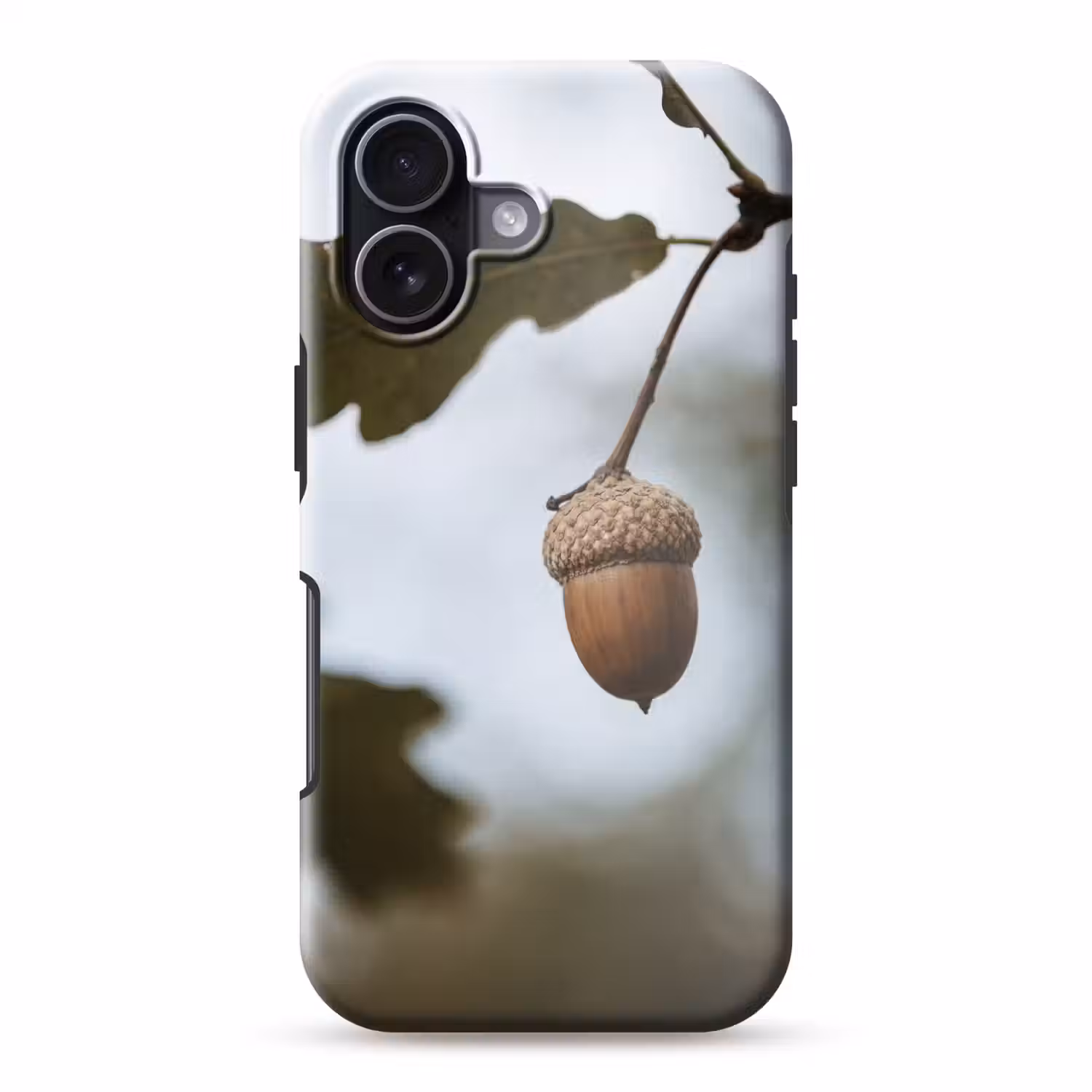 Eikel - Eikenblad - Bos - Herfst - Natuur Toughcase MagSafe Apple iPhone 17 klein -3d