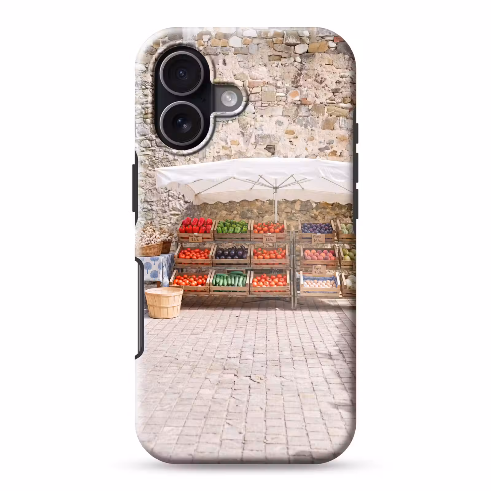 Telefoonhoesje Toughcase - Eten - Markt - Vers - Eten - Markt - Vers Toughcase MagSafe Apple iPhone 17 klein