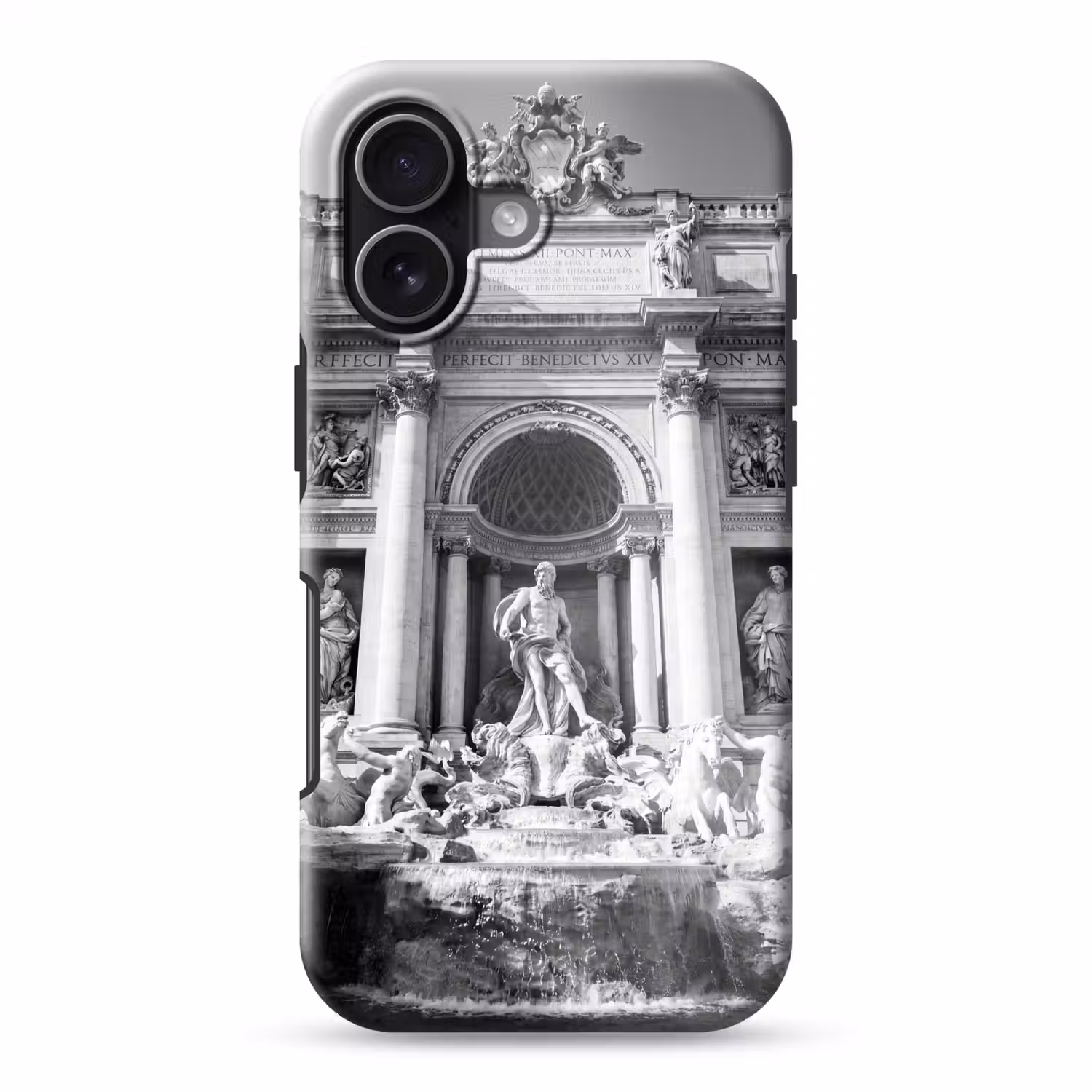 Fontein - Beelden - Architectuur - Zwart-wit Toughcase MagSafe Apple iPhone 17 klein -3d