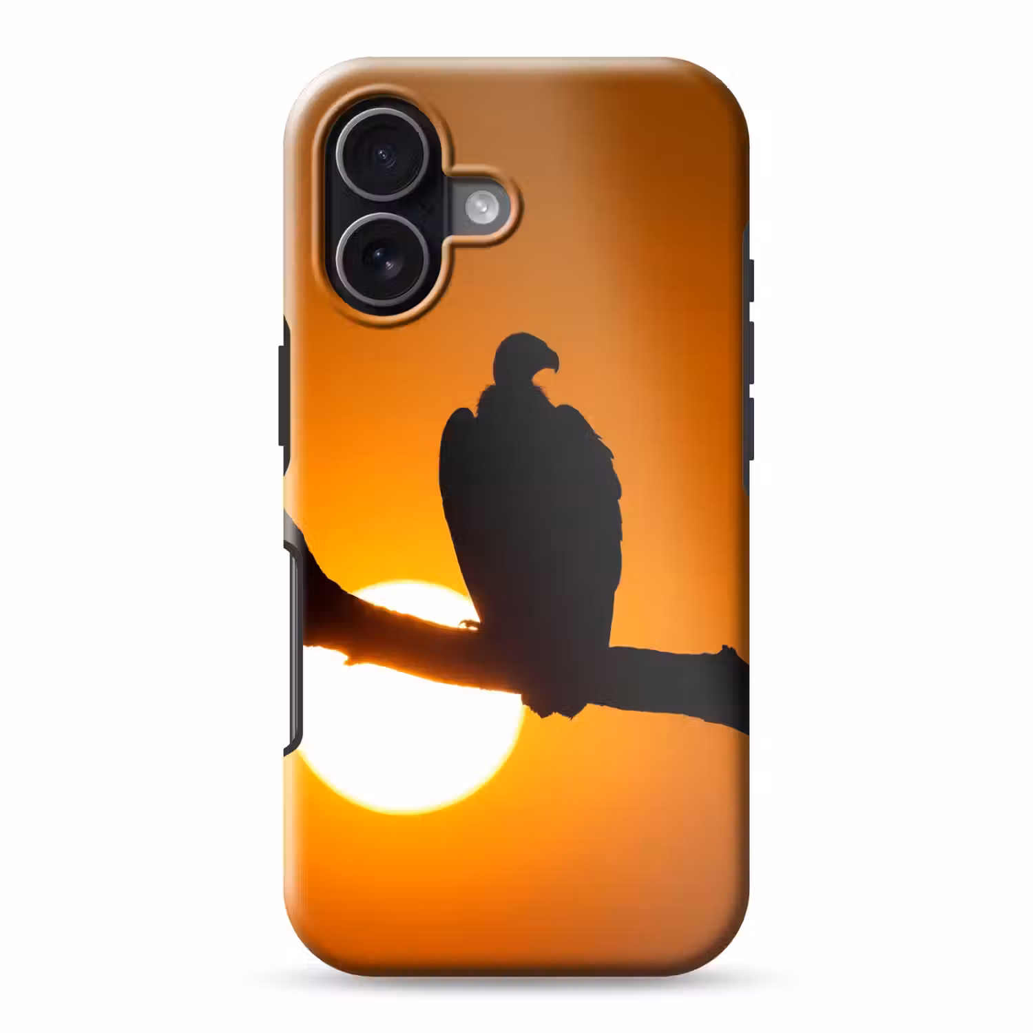 Gier - Tak - Zon - Oranje Toughcase MagSafe Apple iPhone 17 klein -3d