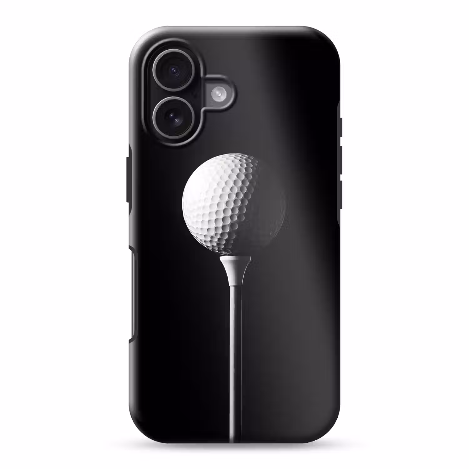 Golfbal - Minimalistisch - Wit Toughcase MagSafe Apple iPhone 17 klein -3d