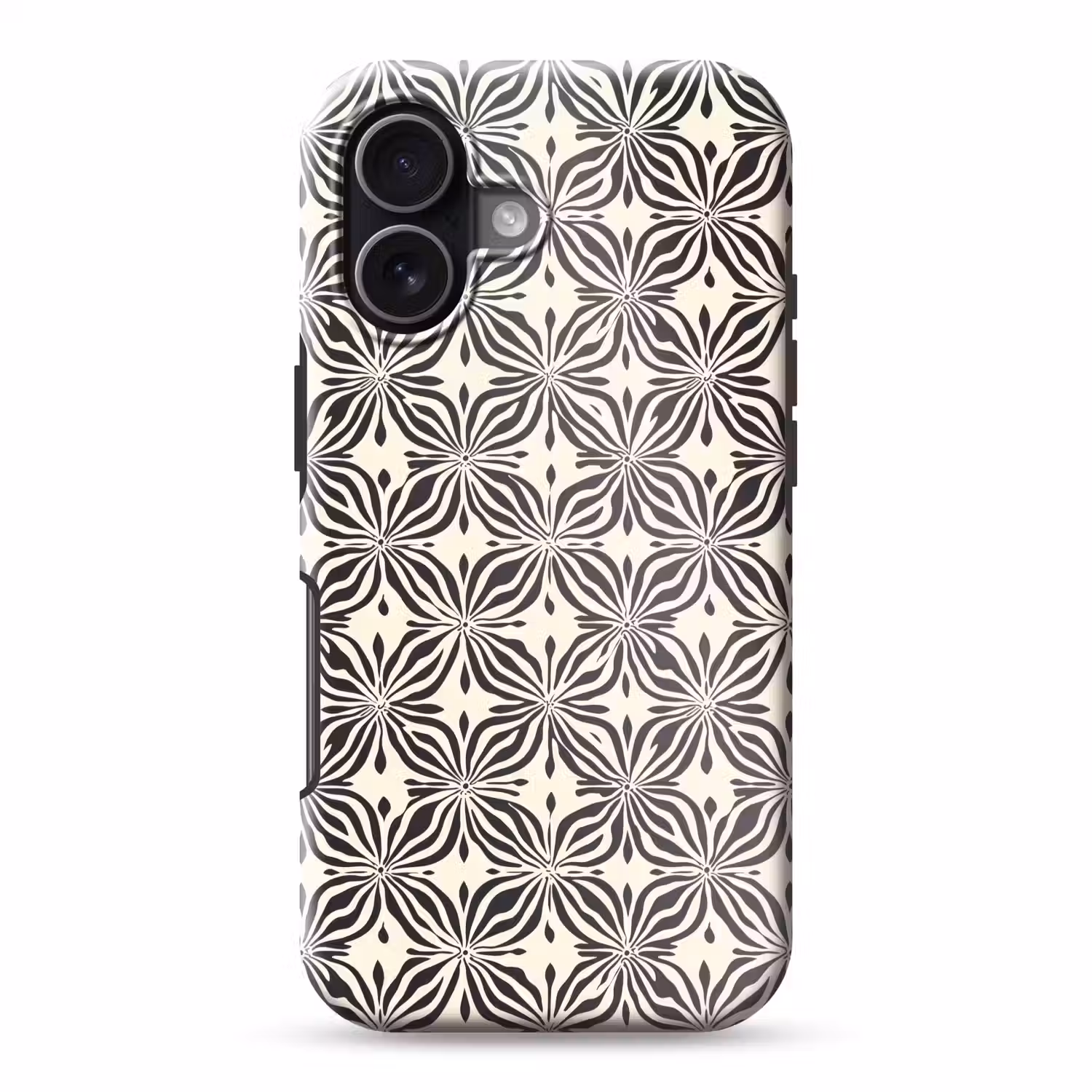 Grafisch - Patroon - Zwart Toughcase MagSafe Apple iPhone 17 klein 1017 -3d