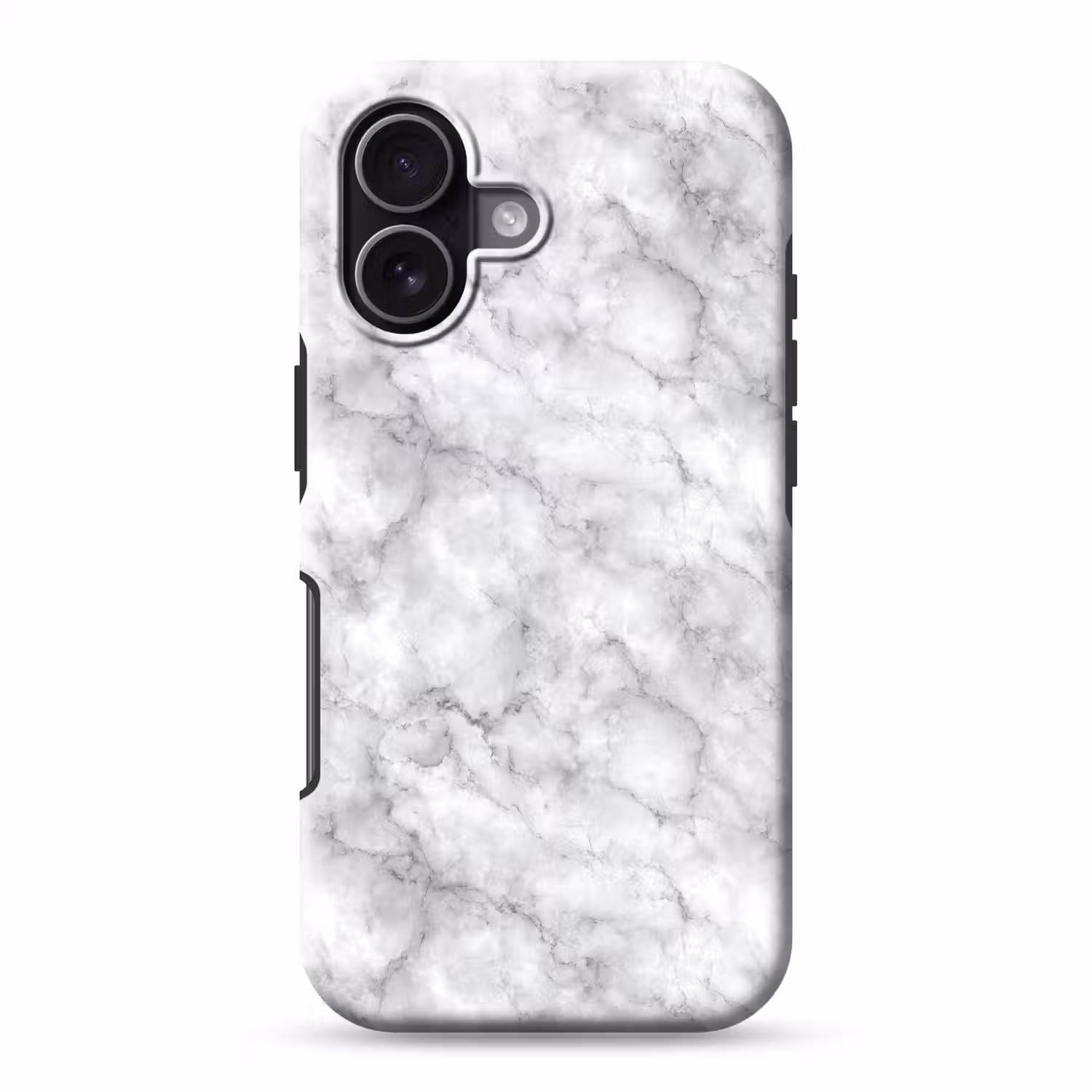 Grijs - Marmer - Klassiek - Aders Toughcase MagSafe Apple iPhone 17 klein 1017 -3d