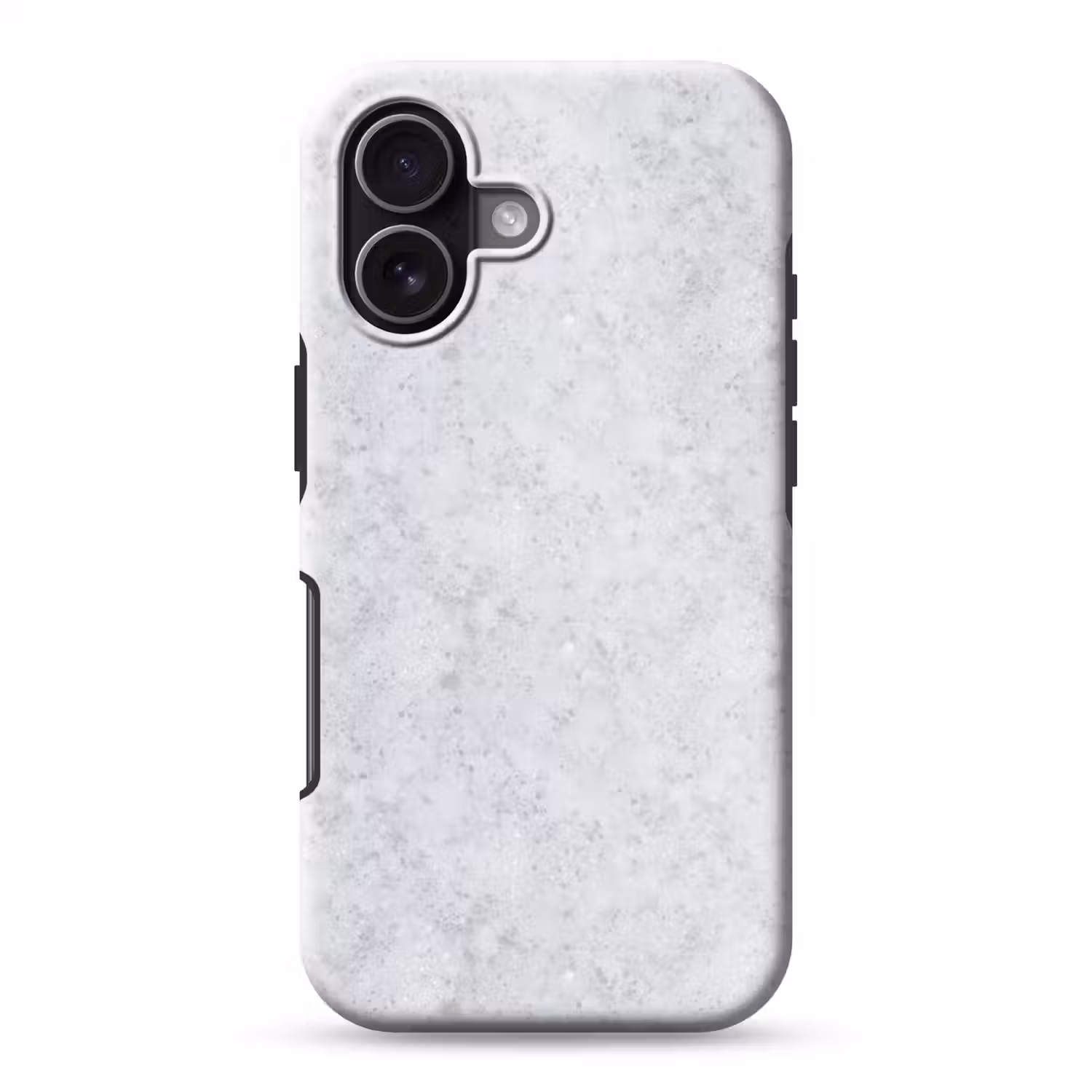 Grijs - Terrazzo-effect - Beton Toughcase MagSafe Apple iPhone 17 klein 1017 -3d