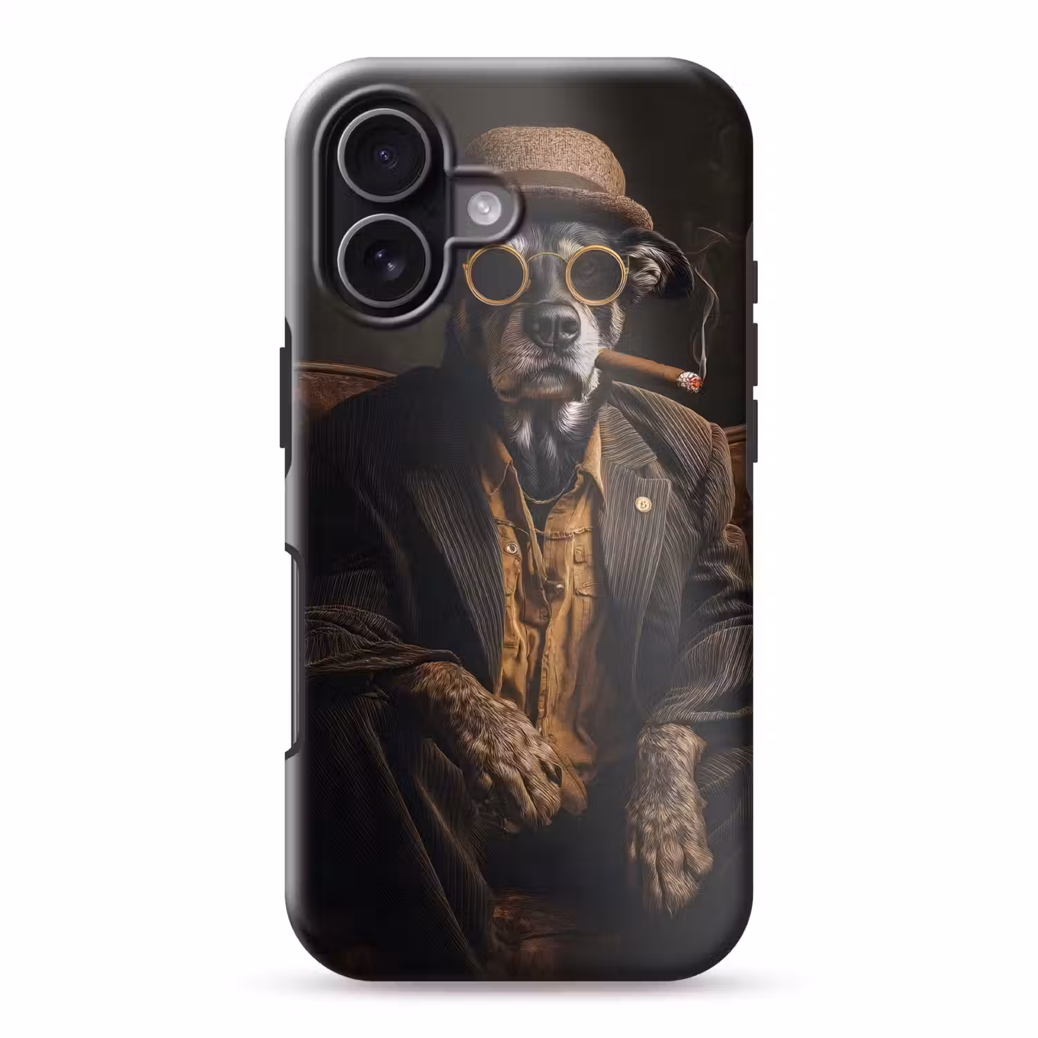 Hond - Sigaar - Hoed - Pak Toughcase MagSafe Apple iPhone 17 klein -3d