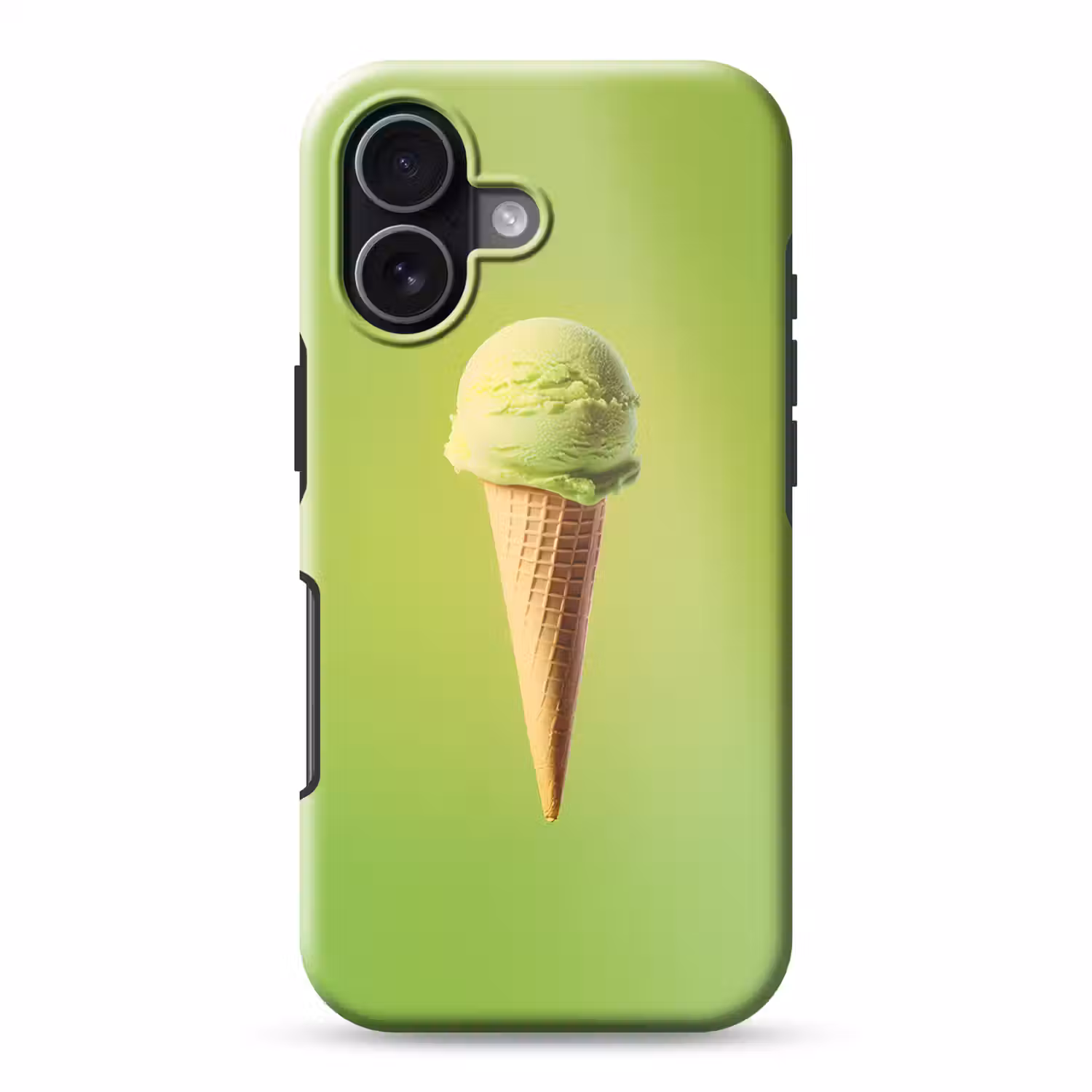 Hoorntje - Schepijs - Groen Toughcase MagSafe Apple iPhone 17 klein -3d