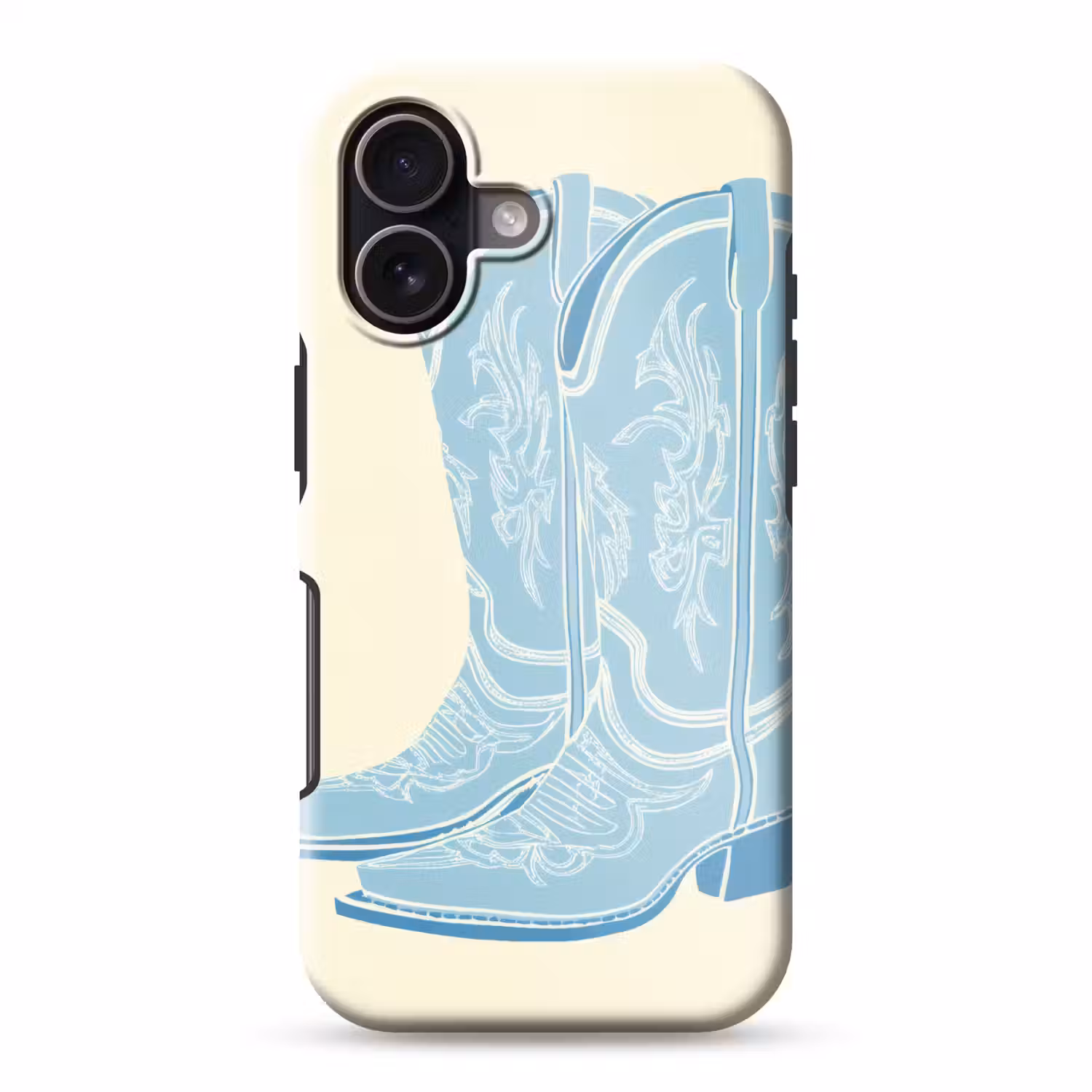 Illustratie - Cowboylaarzen - Patroon Toughcase MagSafe Apple iPhone 17 klein -3d