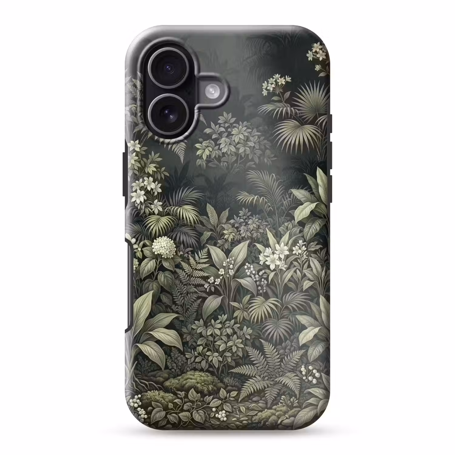 Jungle - Bladeren - Botanisch - Groen Toughcase MagSafe Apple iPhone 17 klein -3d