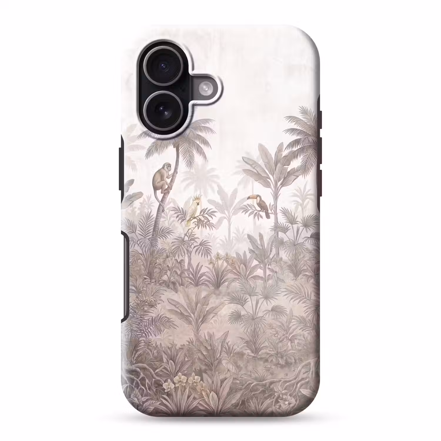 Jungle - Dieren - Palmbomen Toughcase MagSafe Apple iPhone 17 klein -3d