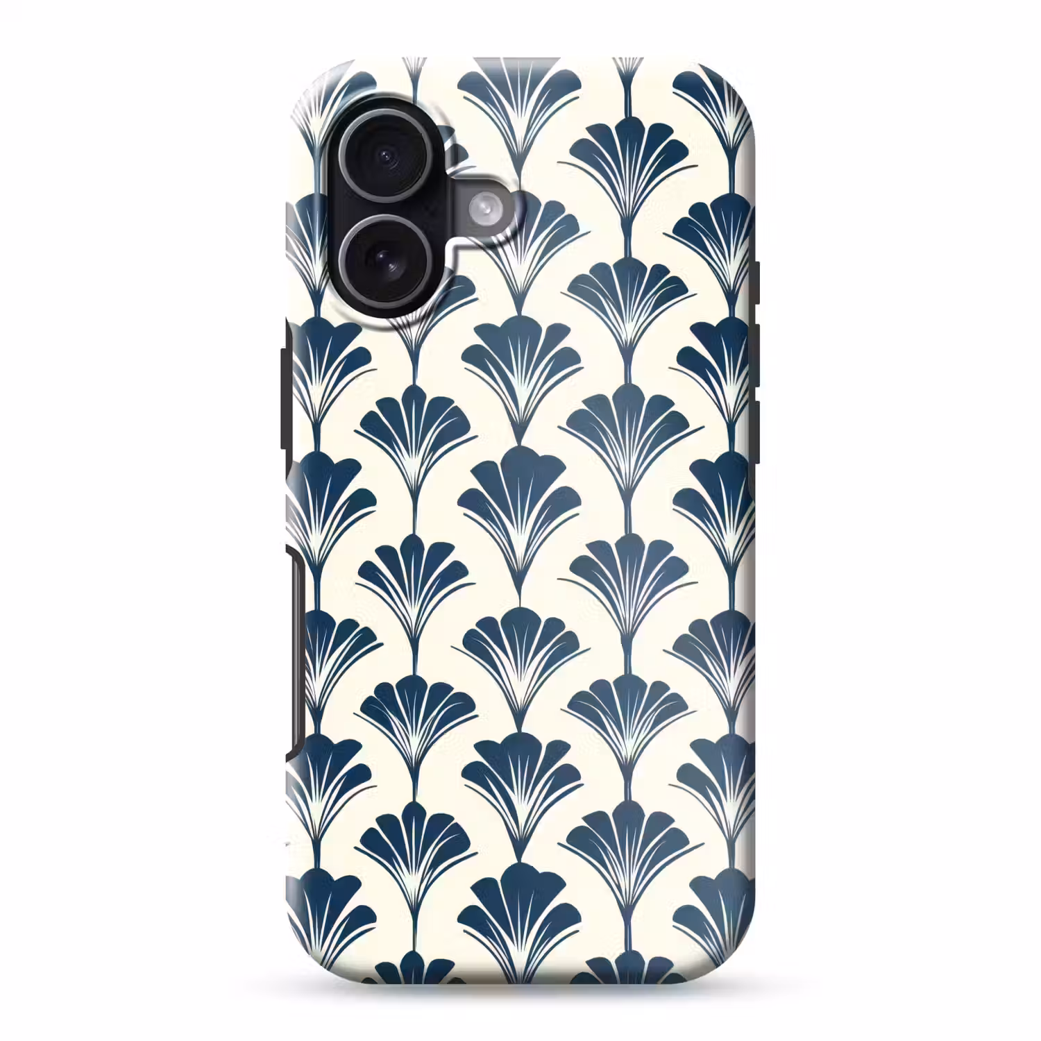 Klassiek - Motief - Blauw Toughcase MagSafe Apple iPhone 17 klein 1017 -3d