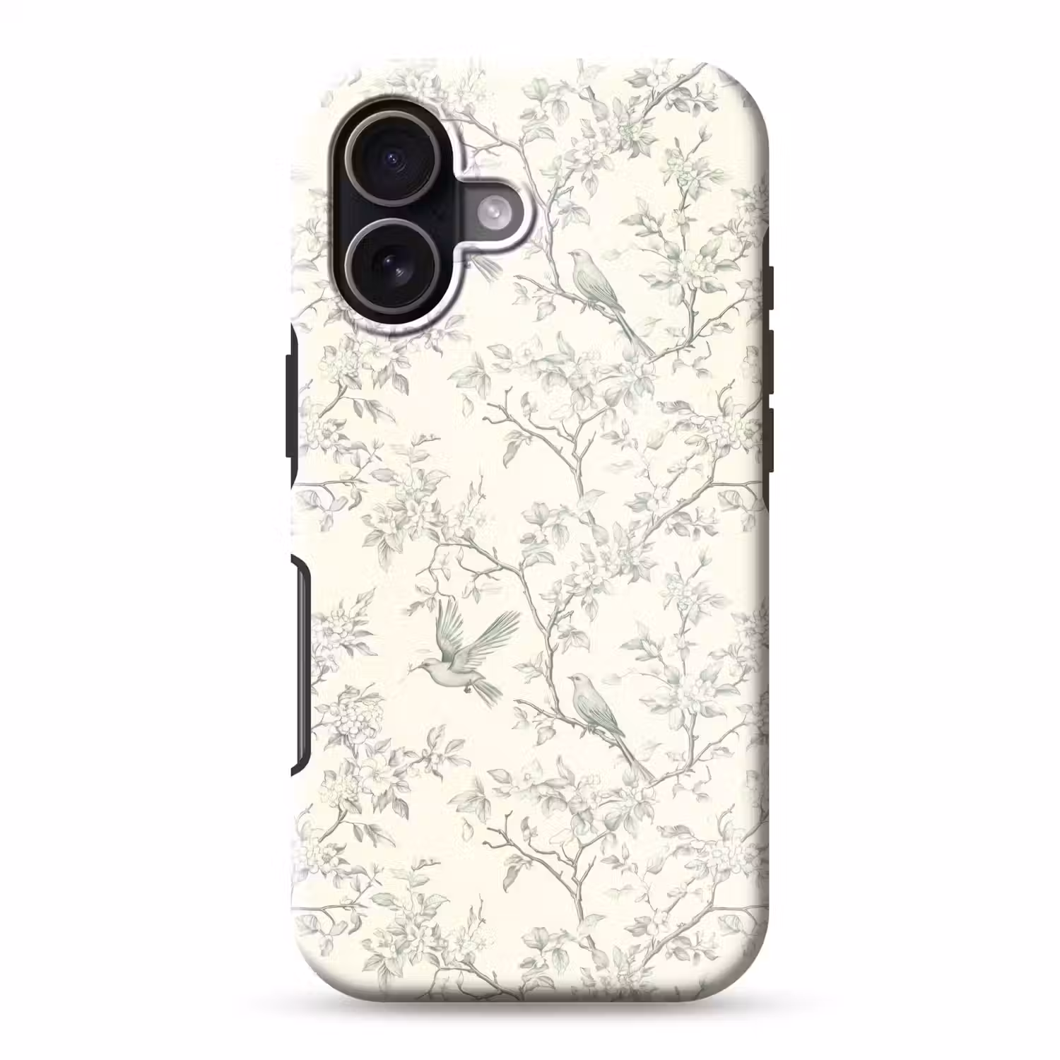 Klassiek - Vogels - Groen Toughcase MagSafe Apple iPhone 17 klein 1017 -3d