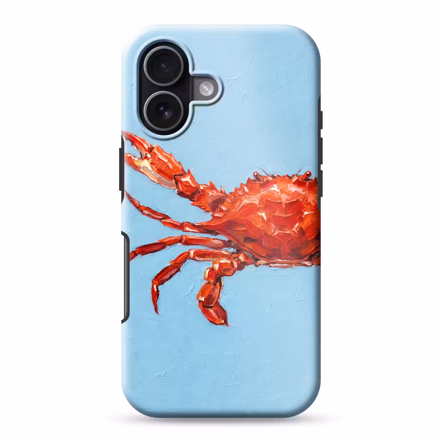 Krab - Zee - Dieren - Abstract - Rood Toughcase MagSafe Apple iPhone 17 klein -3d