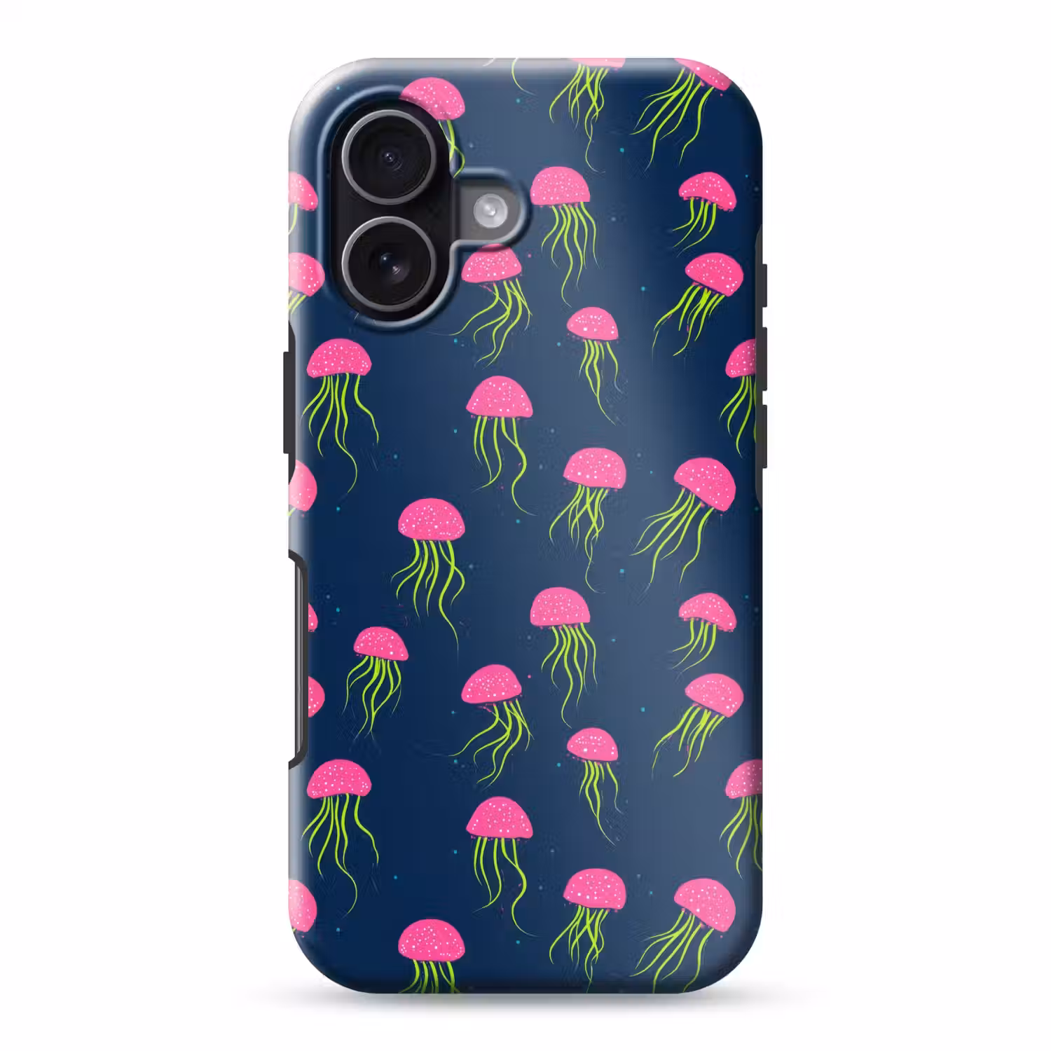 Kwallen - Diepzee - Neon Toughcase MagSafe Apple iPhone 17 klein 1017 -3d