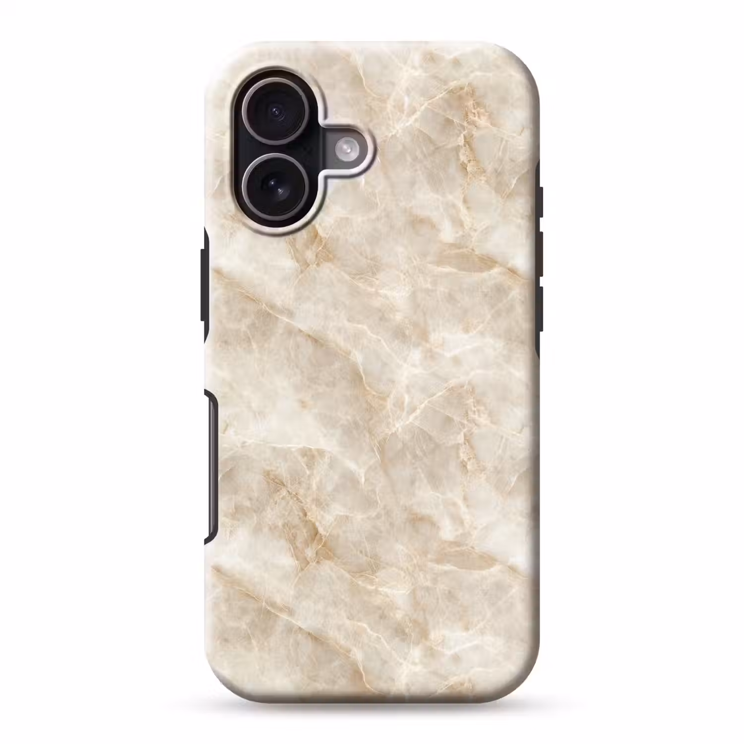 Lichtbeige - Onyx - Subtiel Toughcase MagSafe Apple iPhone 17 klein 1017 -3d