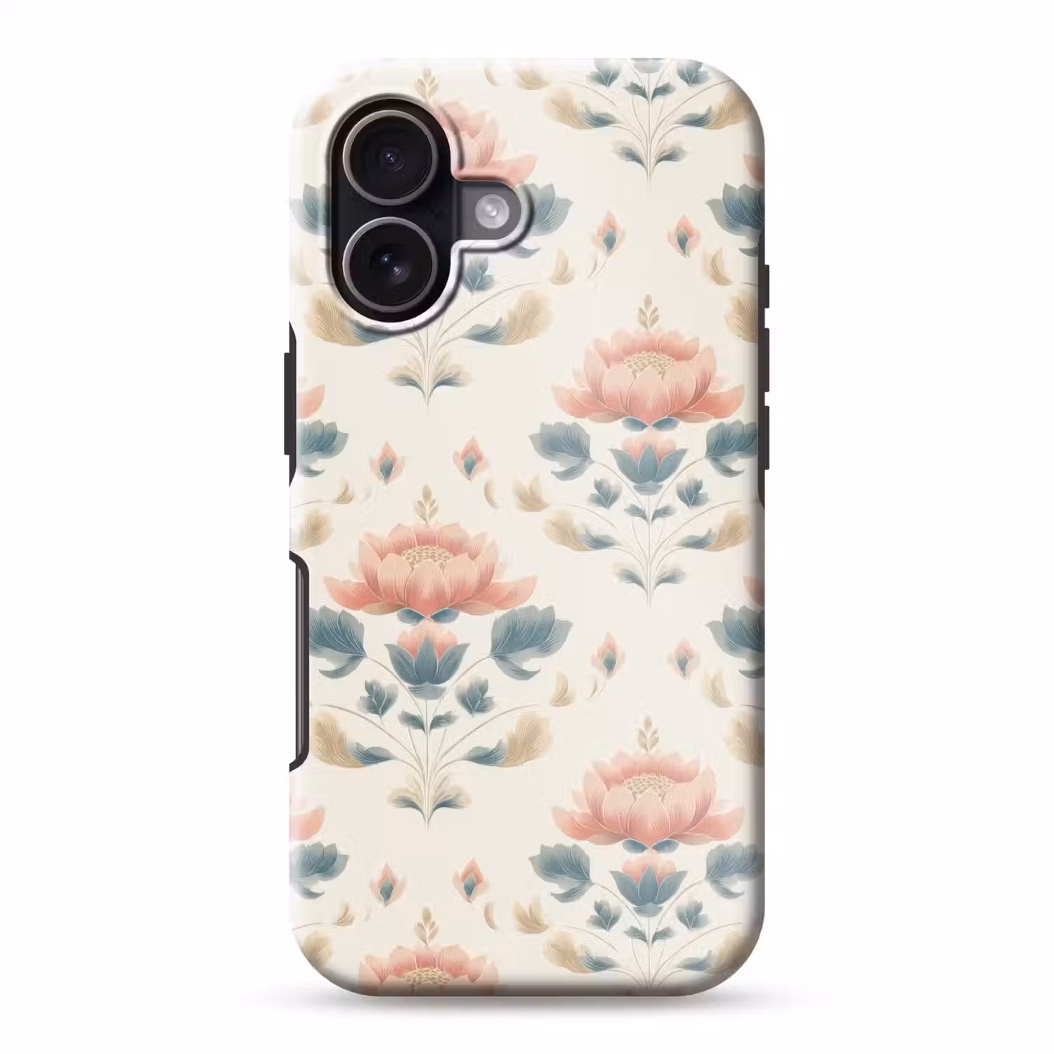 Lotus - Bloemen - Roze Toughcase MagSafe Apple iPhone 17 klein 1017 -3d