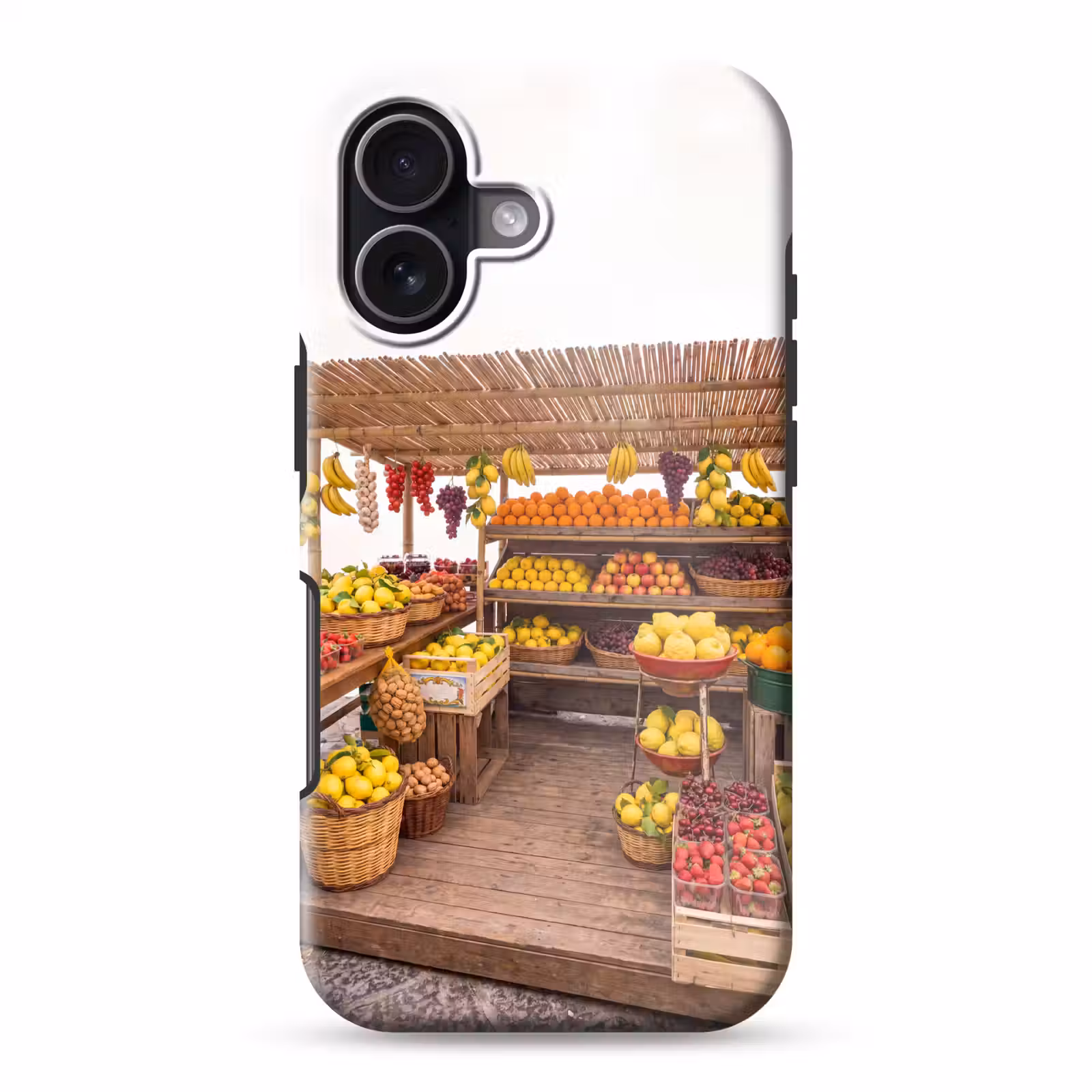 Telefoonhoesje Toughcase - Marktkraam - Fruit - Vers - Marktkraam - Fruit - Vers Toughcase MagSafe Apple iPhone 17 klein