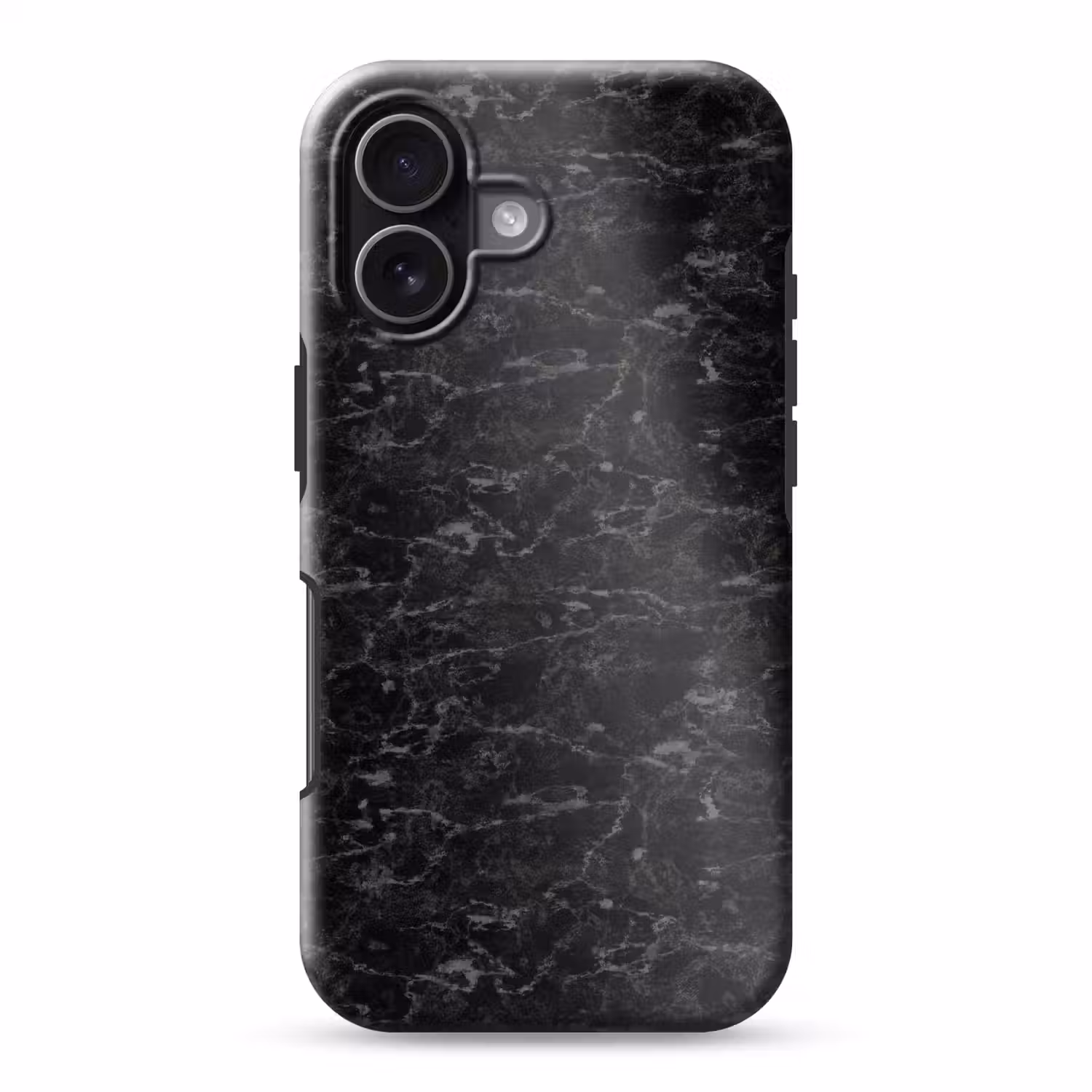 Marmer - Aders - Zwart Toughcase MagSafe Apple iPhone 17 klein 1017 -3d