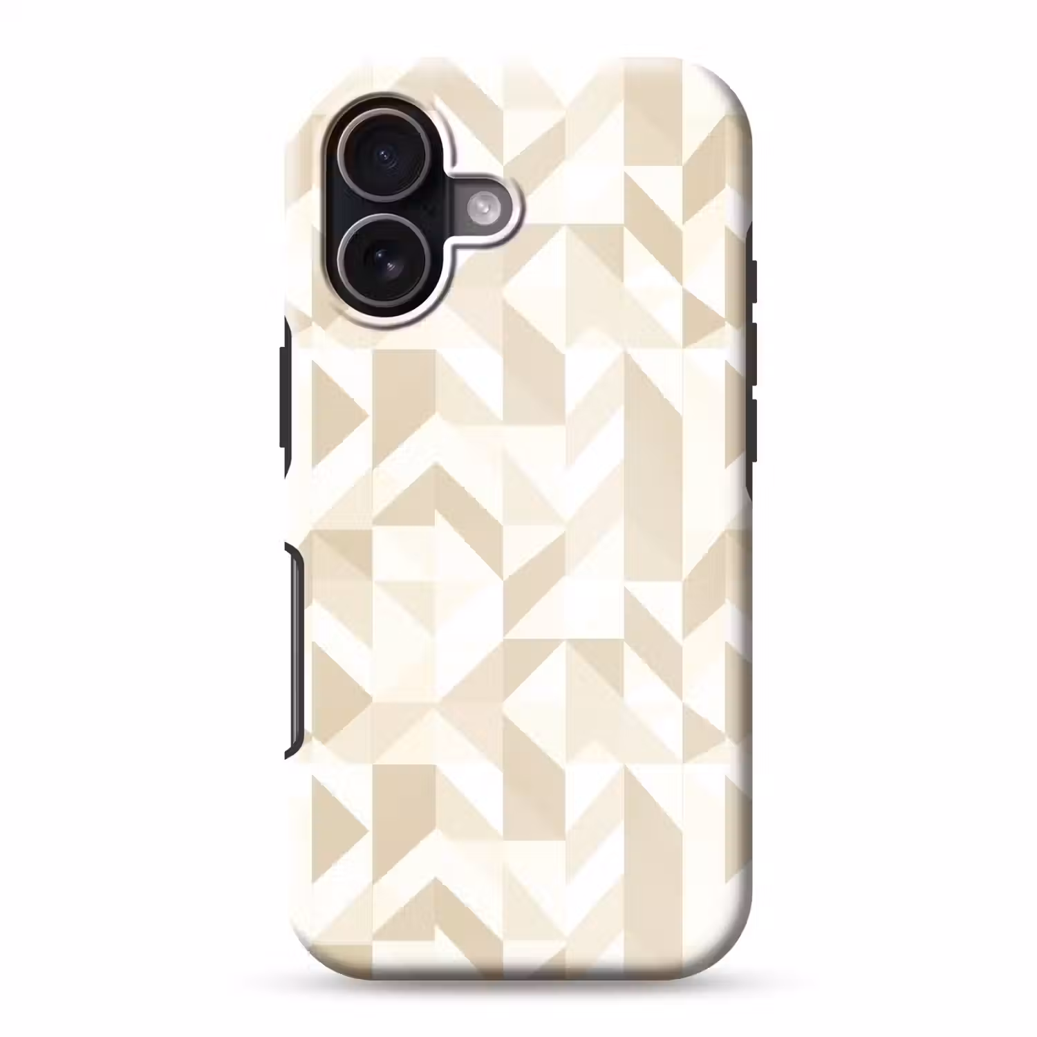 Modern - Abstract - Beige Toughcase MagSafe Apple iPhone 17 klein 1017 -3d