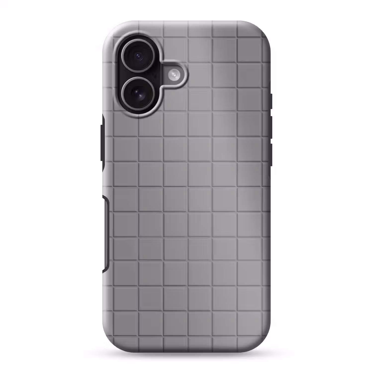 Modern - Patroon - Grijs Toughcase MagSafe Apple iPhone 17 klein 1017 -3d