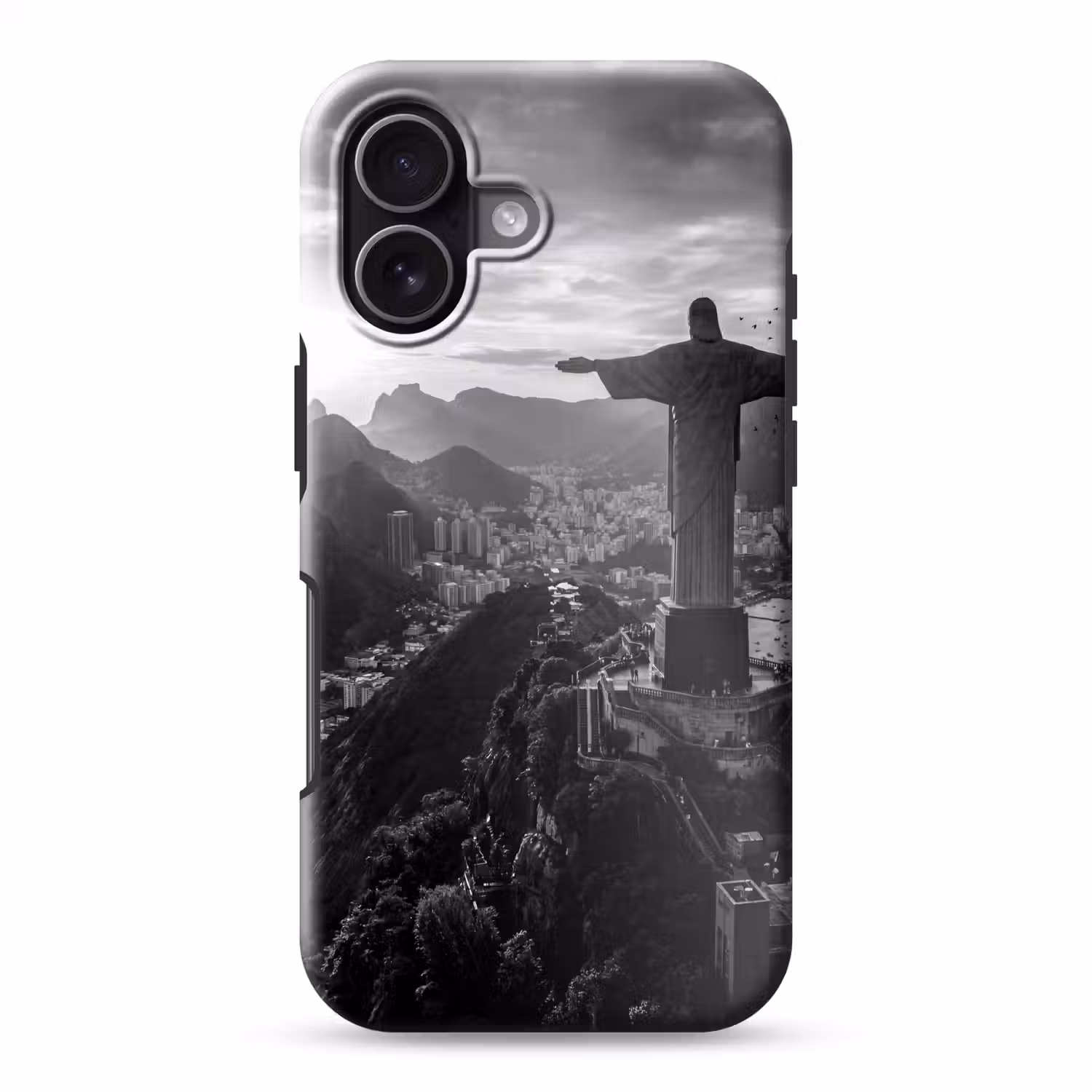 Monument - Stadsgezicht - Landschap - Zwart-wit Toughcase MagSafe Apple iPhone 17 klein -3d